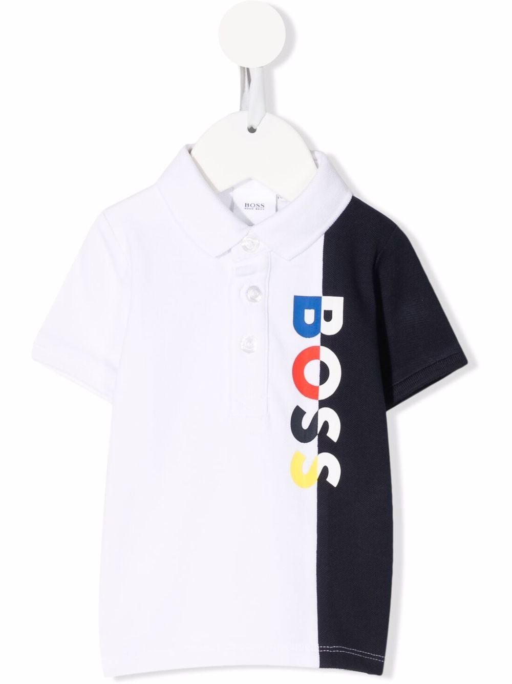 BOSS Kidswear logo-print polo shirt - White von BOSS Kidswear