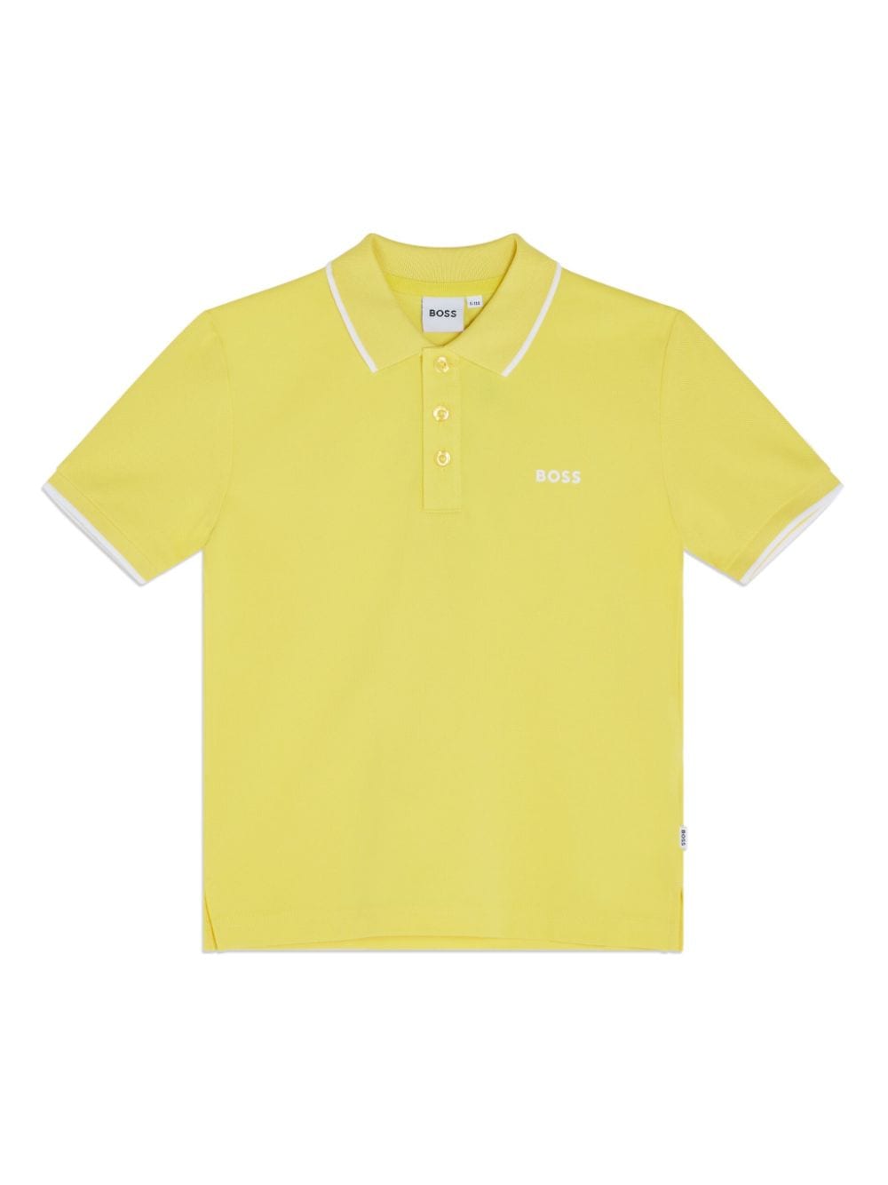 BOSS Kidswear logo-print polo shirt - Yellow von BOSS Kidswear