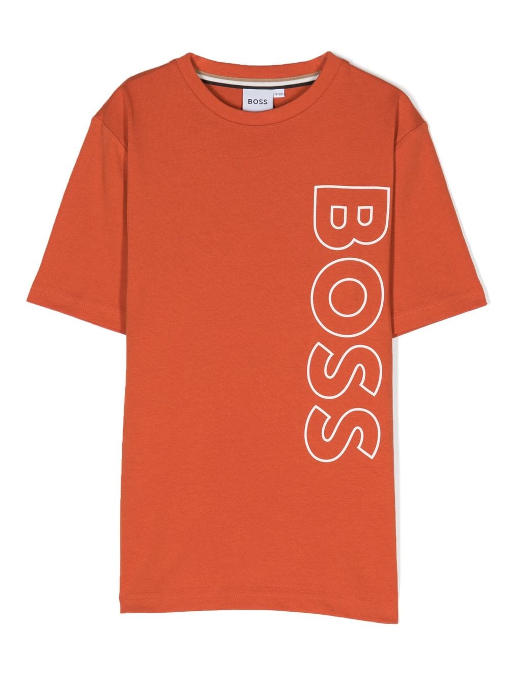 BOSS Kidswear logo-print short-sleeve T-shirt - Orange von BOSS Kidswear