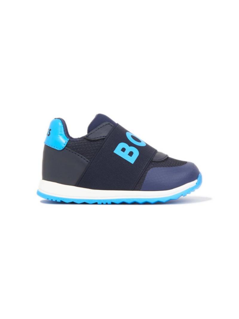 BOSS Kidswear logo-print slip-on sneakers - Blue von BOSS Kidswear