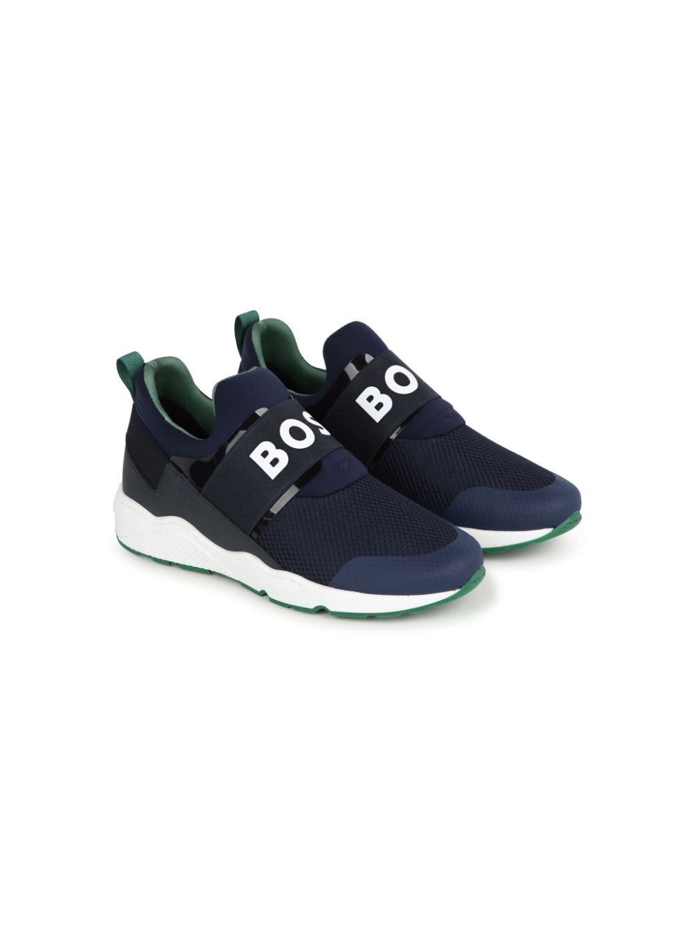 BOSS Kidswear logo-print slip-on sneakers - Blue von BOSS Kidswear