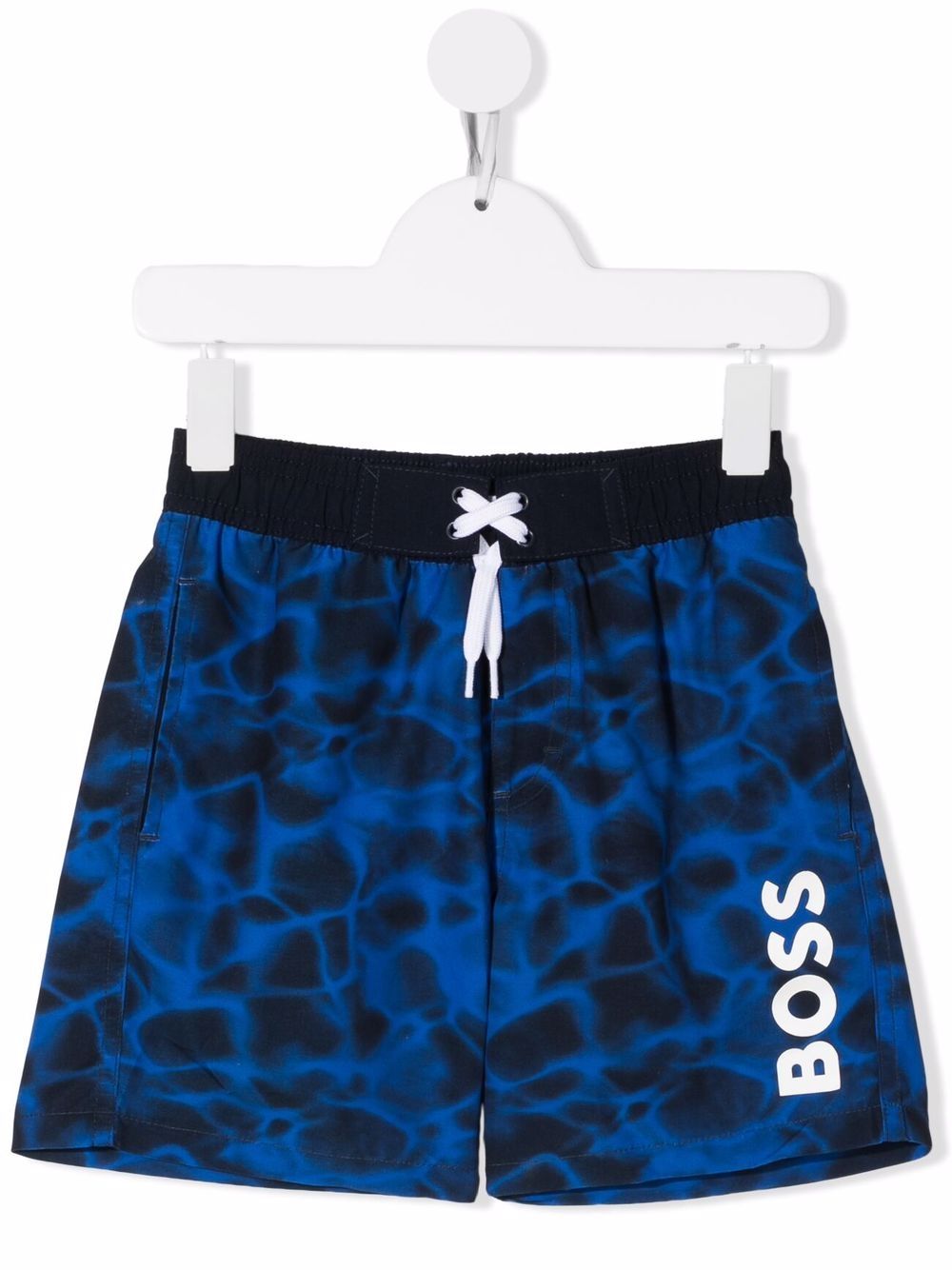 BOSS Kidswear logo-print swim shorts - Blue von BOSS Kidswear