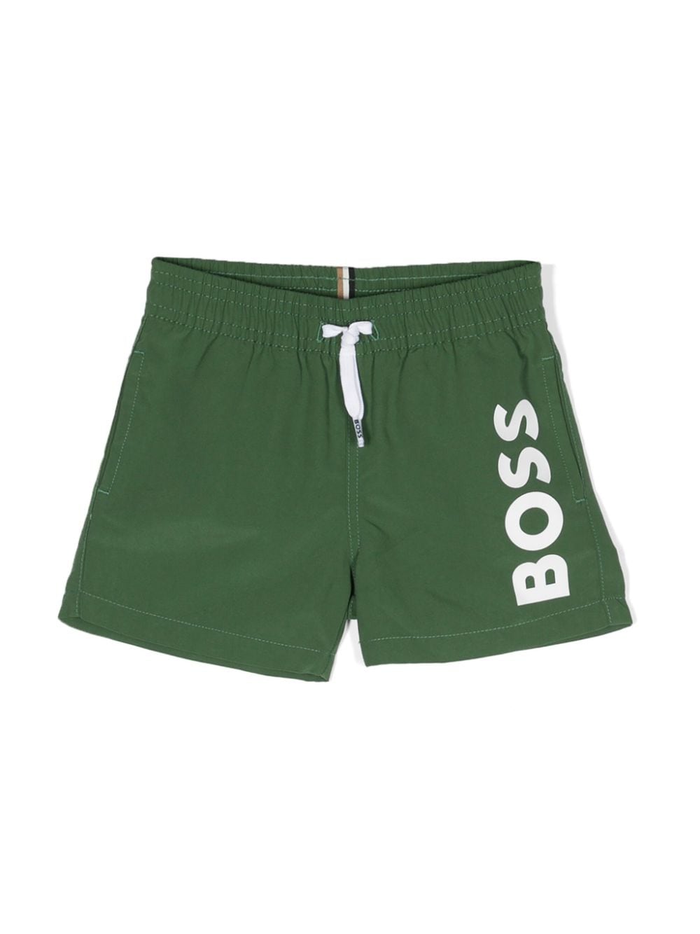 BOSS Kidswear logo-print swim shorts - Green von BOSS Kidswear