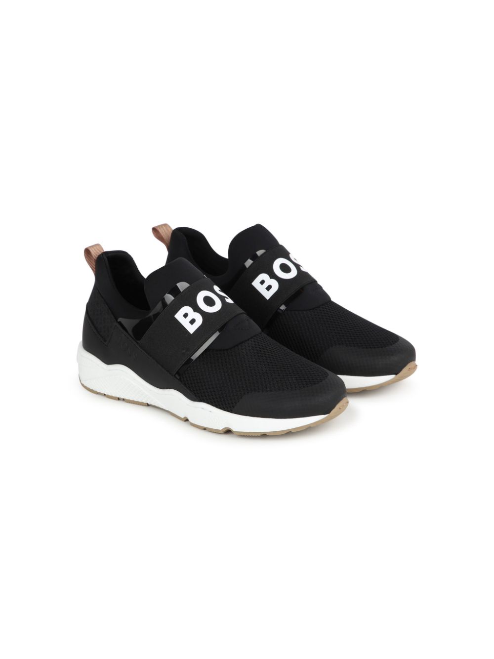 BOSS Kidswear logo slip-on sneakers - Black von BOSS Kidswear