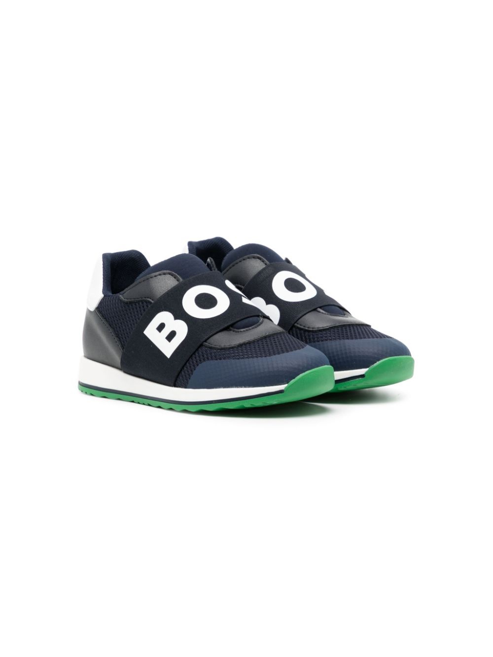 BOSS Kidswear logo-strap sneakers - Blue von BOSS Kidswear