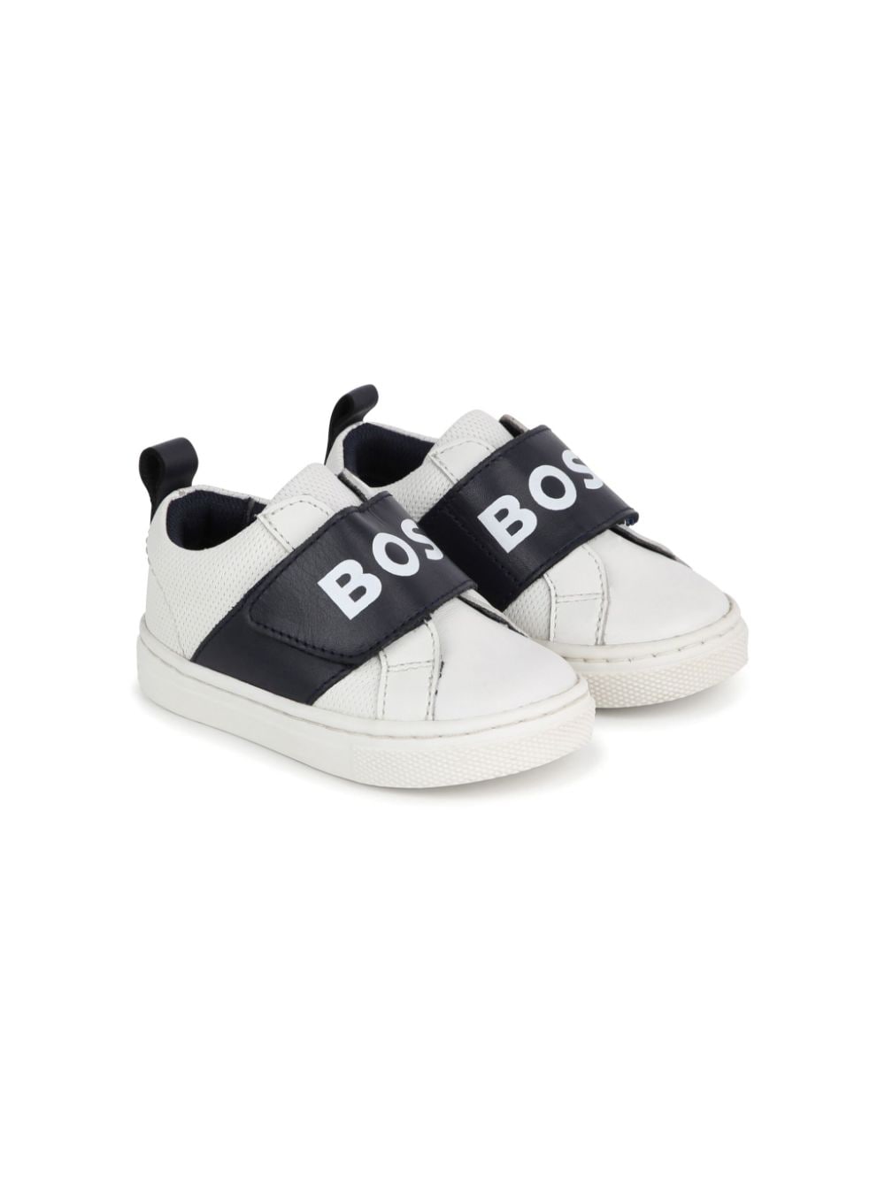 BOSS Kidswear logo-strap sneakers - White von BOSS Kidswear