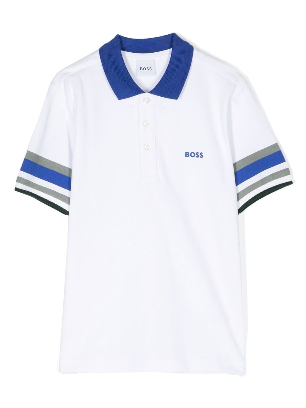 BOSS Kidswear short-sleeve polo shirt - White von BOSS Kidswear