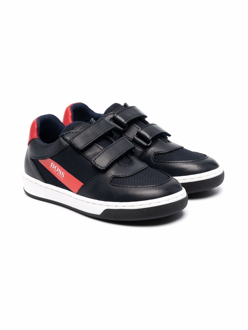 BOSS Kidswear touch-strap low-top sneakers - Black von BOSS Kidswear