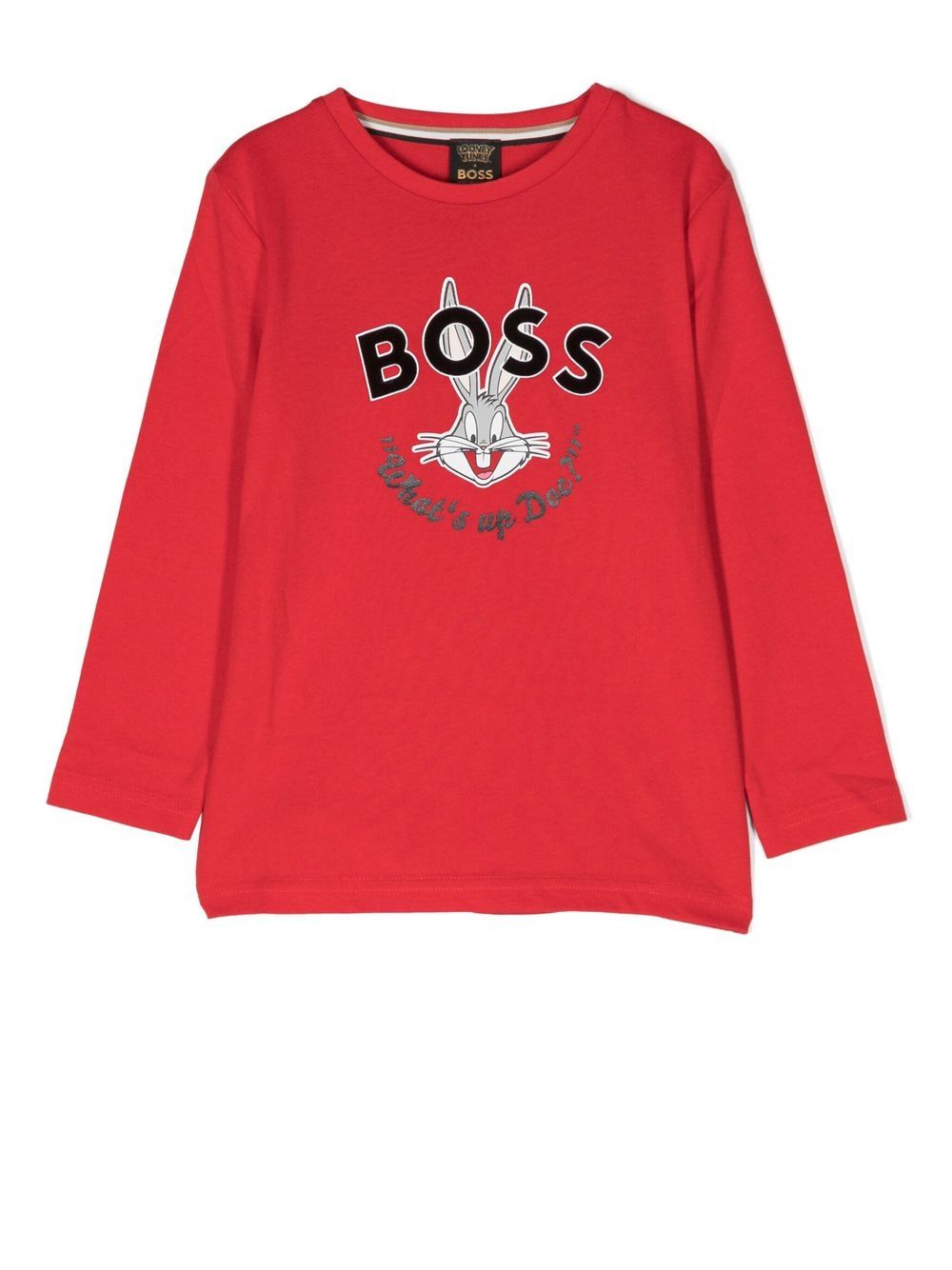 BOSS Kidswear x Looney Tunes logo-print T-shirt - Red von BOSS Kidswear