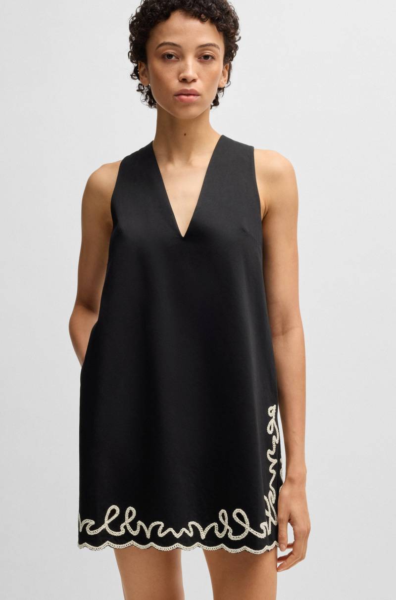 BOSS ORANGE Blusenkleid »C_Dembrolai«, mit Stickerei von BOSS ORANGE