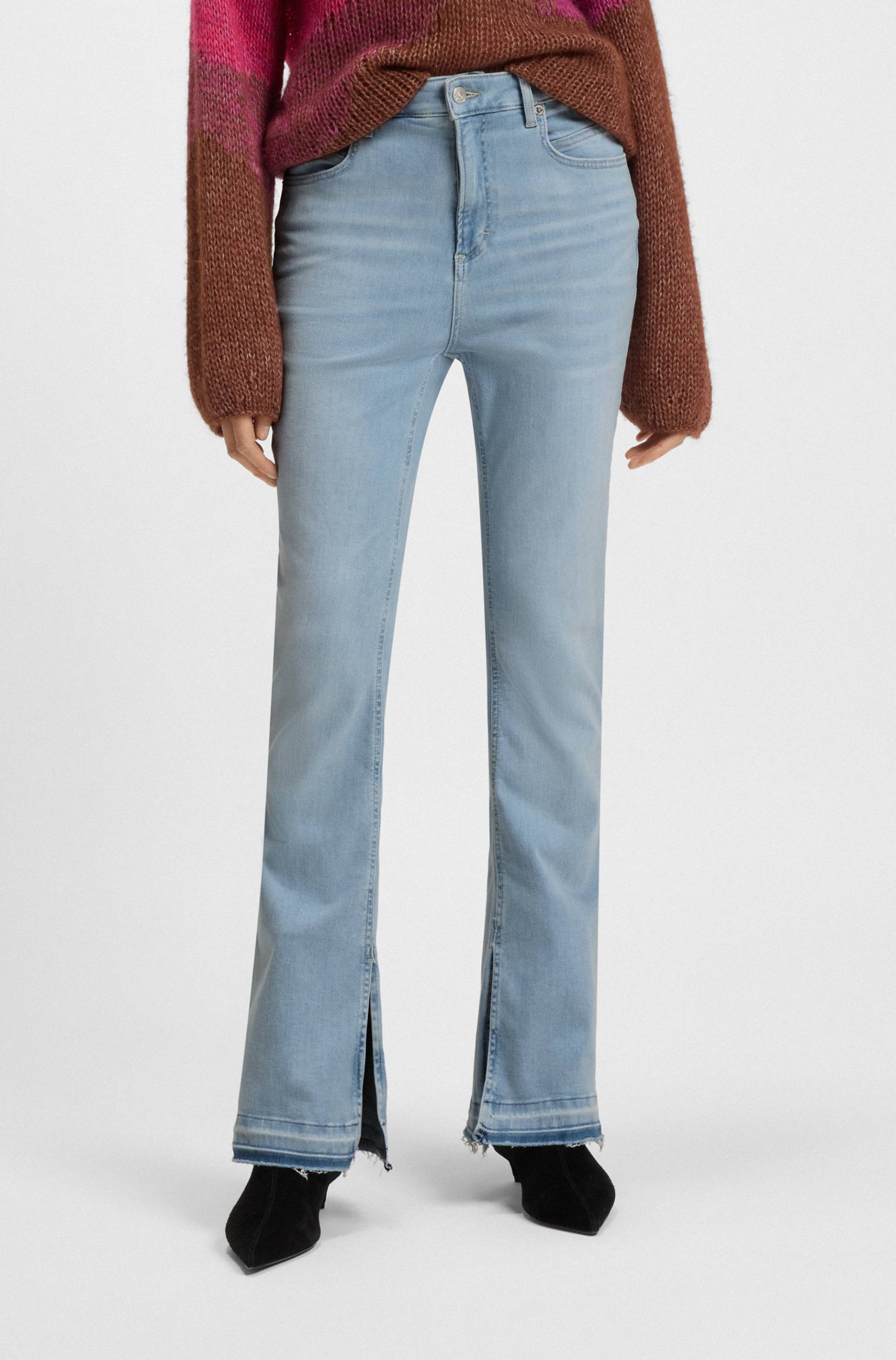 BOSS ORANGE Bootcut-Jeans »Rosa High Rise Bootcut Premium Damenmode«, (BOSS ORANGE DENIM), knöchelfrei von BOSS ORANGE