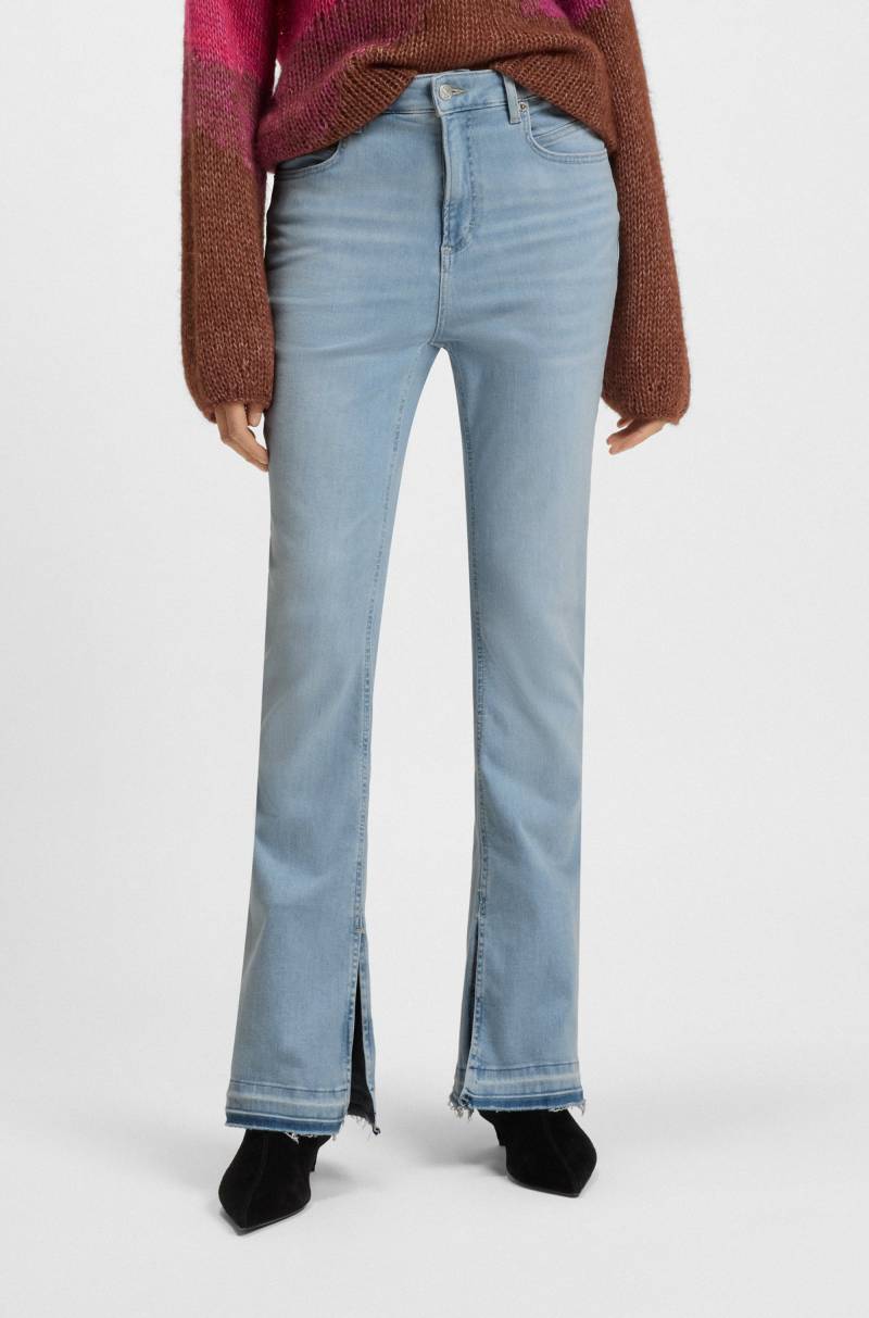 BOSS ORANGE Bootcut-Jeans »Rosa High Rise Bootcut Premium Damenmode«, (BOSS ORANGE DENIM), knöchelfrei von BOSS ORANGE