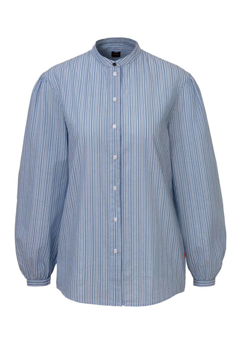 BOSS ORANGE Klassische Bluse »Bilast Premium Damenmode«, mit Raffungen an den Ärmeln von BOSS ORANGE