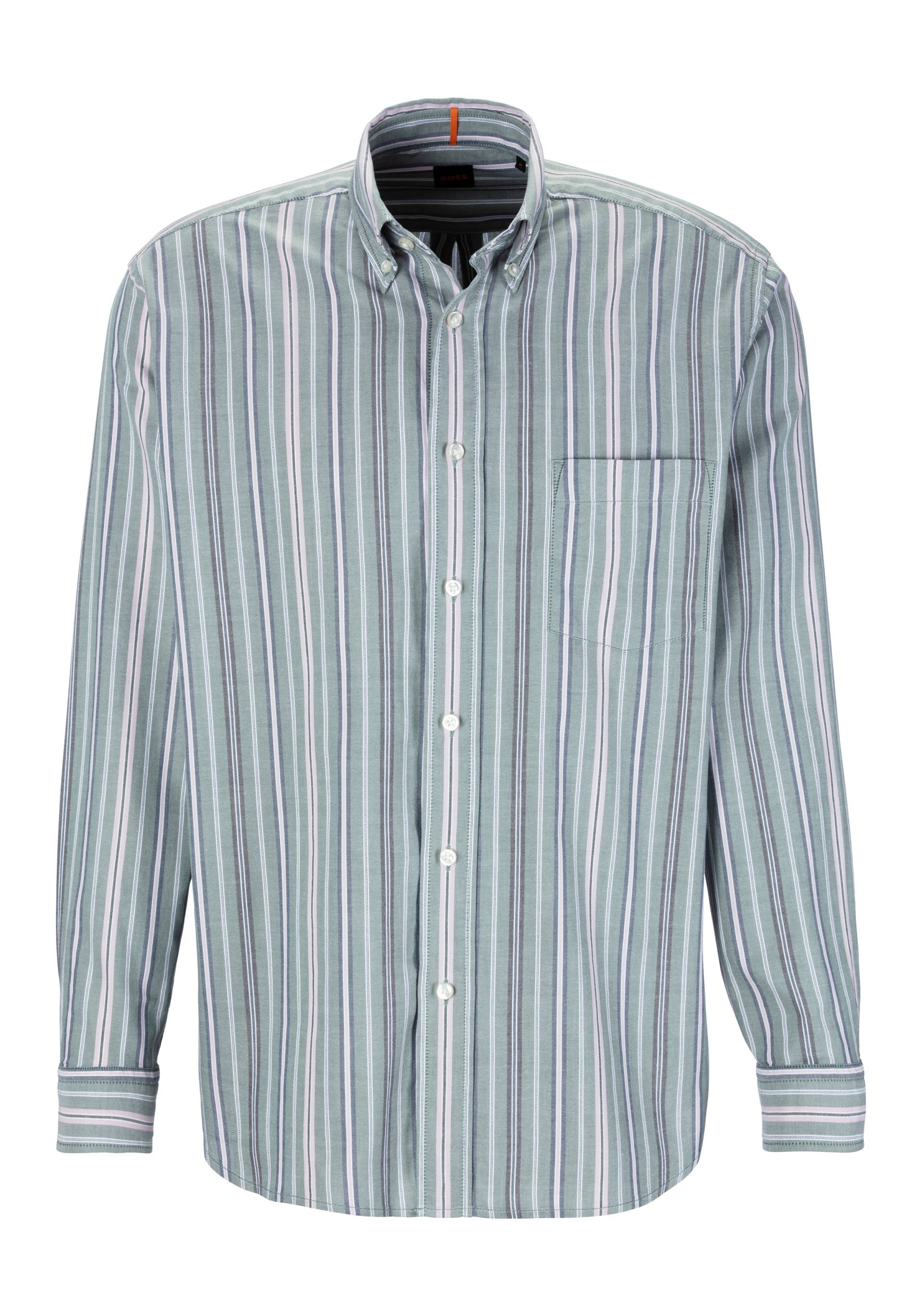 BOSS ORANGE Langarmhemd »Lambey_1_M«, mit Button-down-Kragen BOSS ORANGE Langarmhemd »Lambey_1_M«, mit Button-down-Kragen von BOSS ORANGE