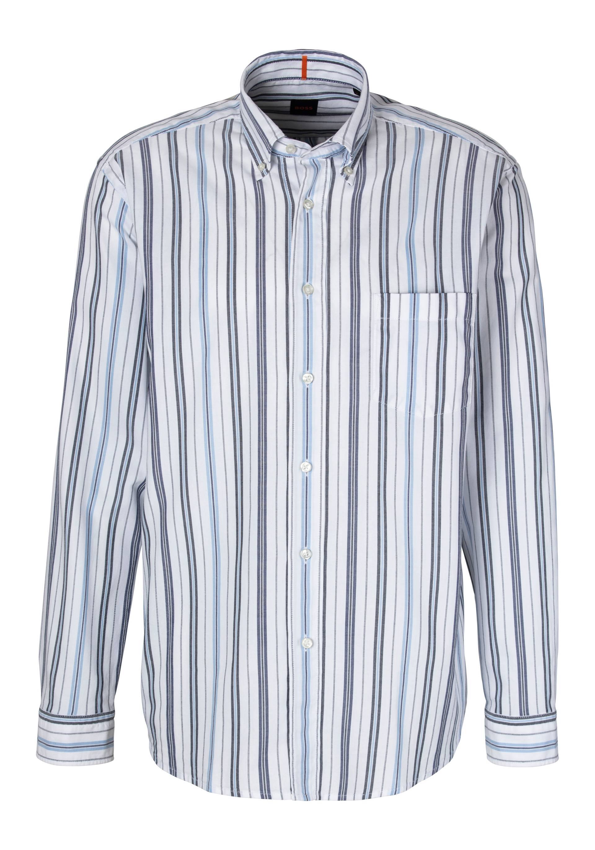 BOSS ORANGE Langarmhemd »Lambey_1_M«, mit Button-down-Kragen BOSS ORANGE Langarmhemd »Lambey_1_M«, mit Button-down-Kragen von BOSS ORANGE