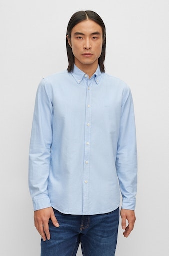 BOSS ORANGE Langarmshirt »Rickert«, (1 tlg.), mit Label-Stickerei auf der Brust von BOSS ORANGE