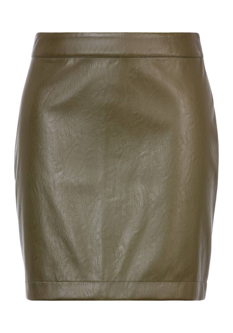BOSS ORANGE Lederimitatrock »Vancesca Premium Damenmode«, mit Reissverschluss von BOSS ORANGE