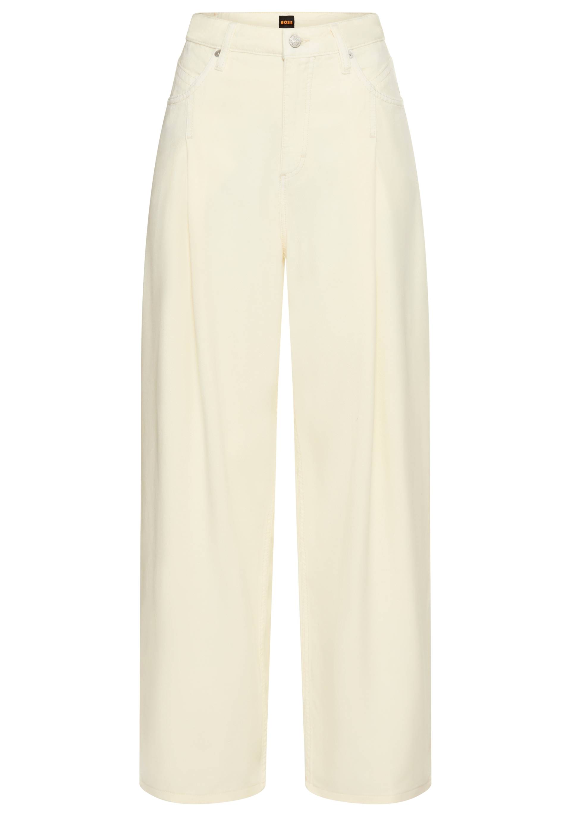 BOSS ORANGE Loose-fit-Jeans »Slouchy Pleated Mid Rise«, (BOSS ORANGE DENIM), mit Bundfalten von BOSS ORANGE