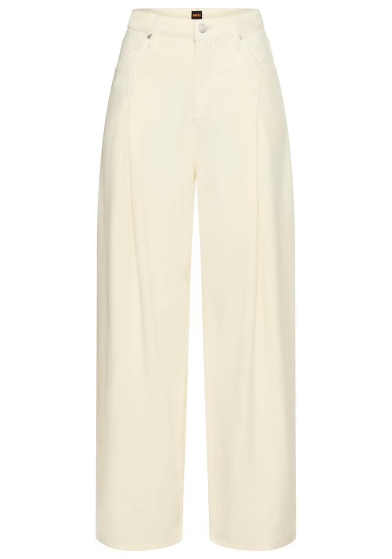 BOSS ORANGE Loose-fit-Jeans »Slouchy Pleated Mid Rise«, (BOSS ORANGE DENIM), mit Bundfalten von BOSS ORANGE
