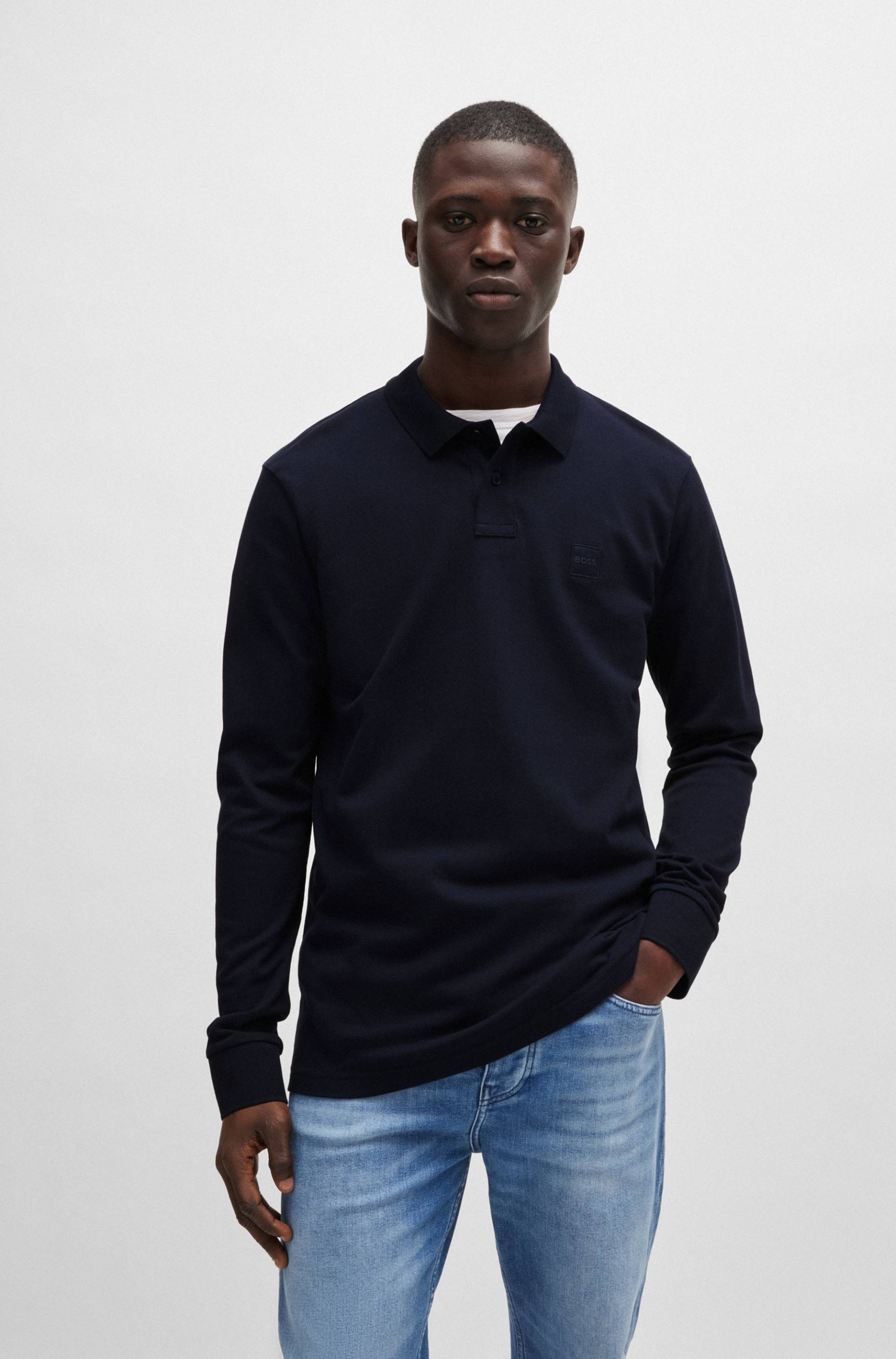 BOSS ORANGE Poloshirt »Passerby«, mit BOSS-Logobadge BOSS ORANGE Poloshirt »Passerby«, mit BOSS-Logobadge von BOSS ORANGE