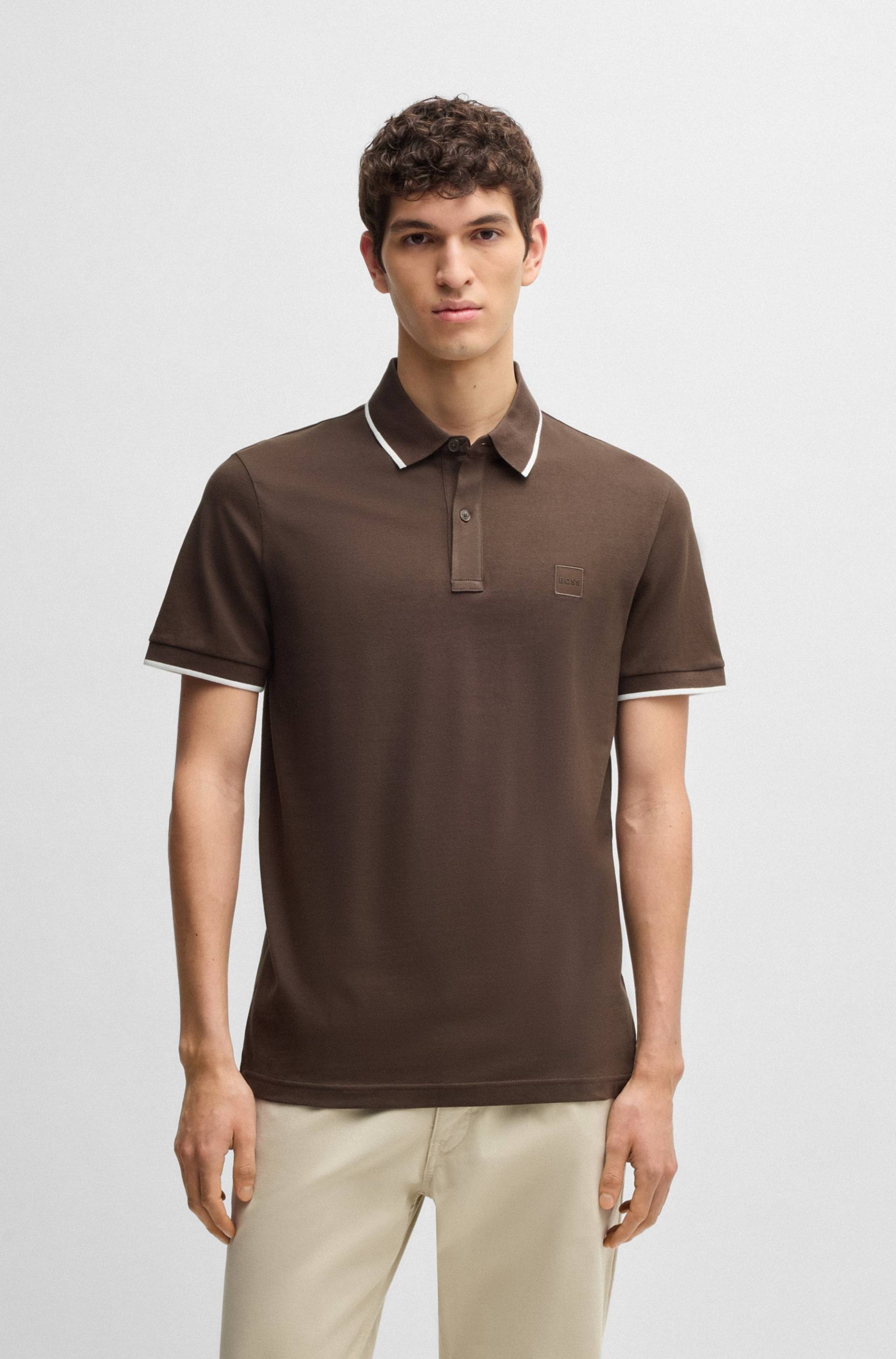 BOSS ORANGE Poloshirt »Passertip«, mit BOSS Logo-Badge von BOSS ORANGE
