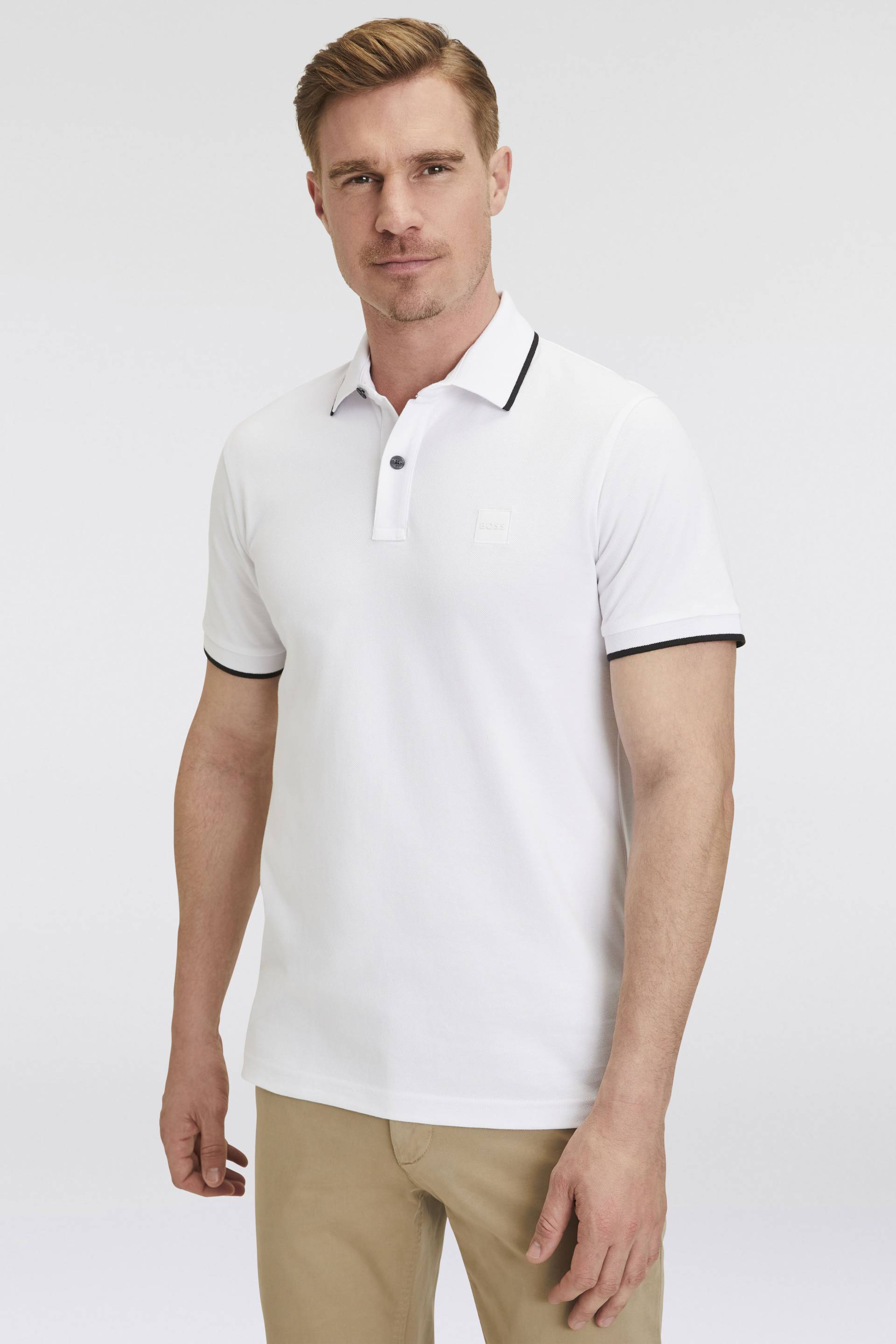 BOSS ORANGE Poloshirt »Passertip«, Casual Look, BOSS Logo-Badge von BOSS ORANGE