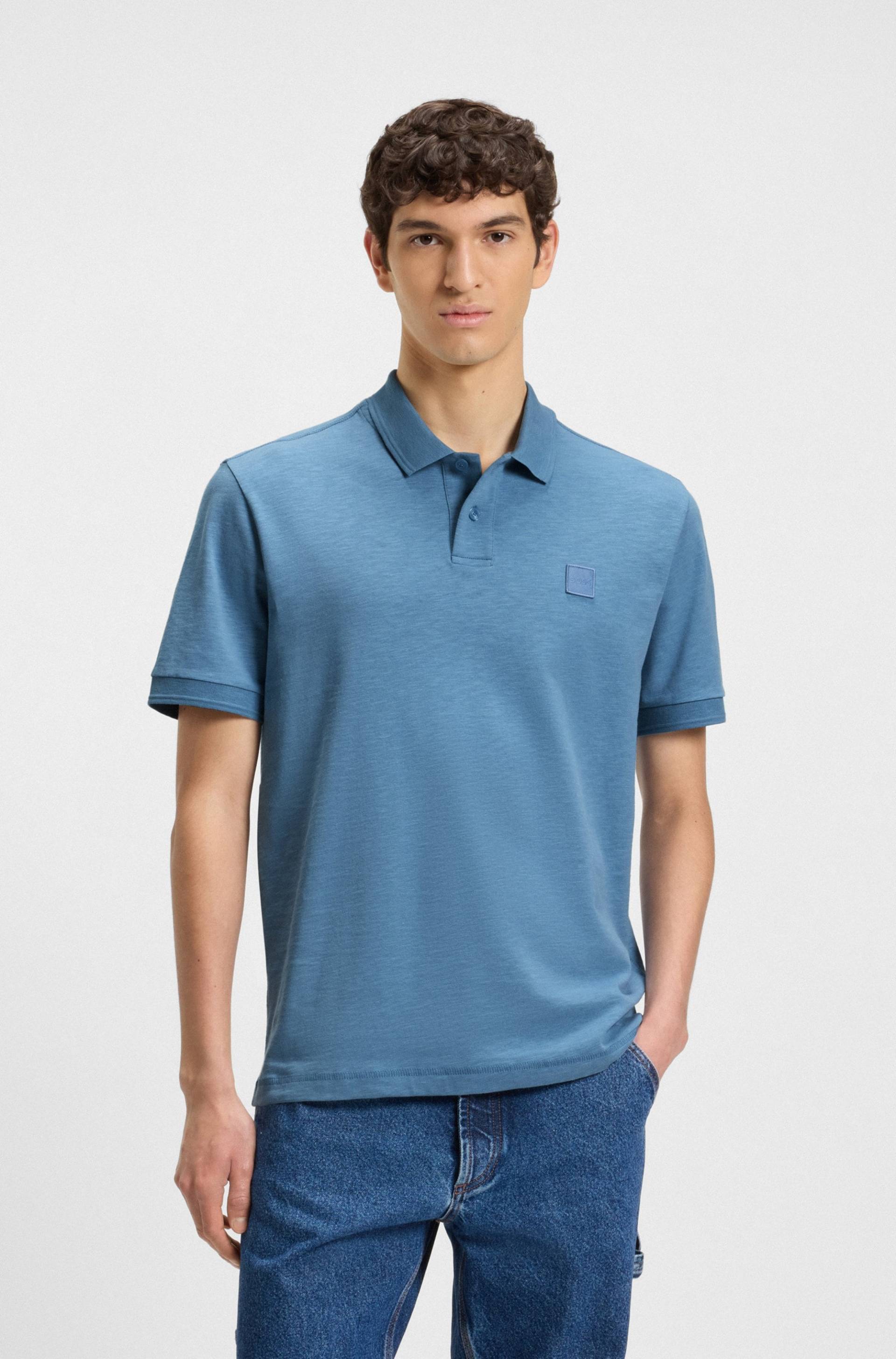 BOSS ORANGE Poloshirt »Pe_linenlogo«, mit Polokragen BOSS ORANGE Poloshirt »Pe_linenlogo«, mit Polokragen von BOSS ORANGE