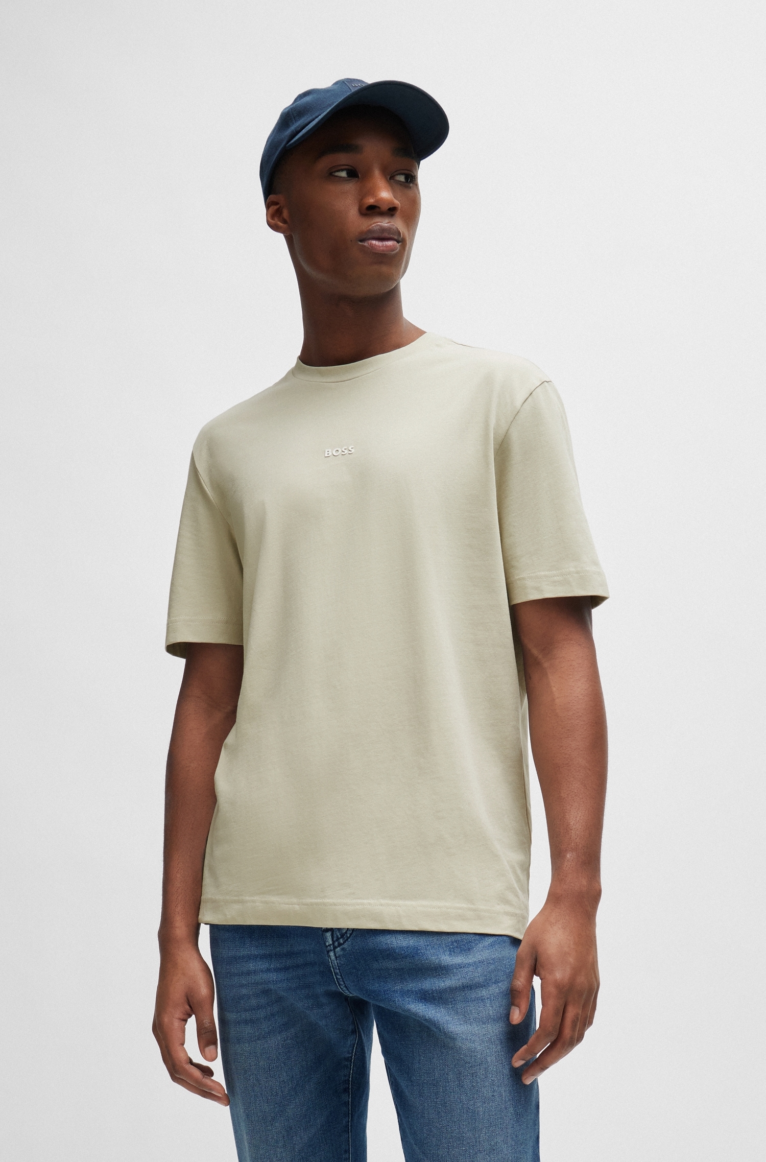 BOSS ORANGE Print-Shirt »TChup«, (1 tlg.), mit Marken-Print auf der Brust BOSS ORANGE Print-Shirt »TChup«, (1 tlg.), mit Marken-Print auf der Brust von BOSS ORANGE