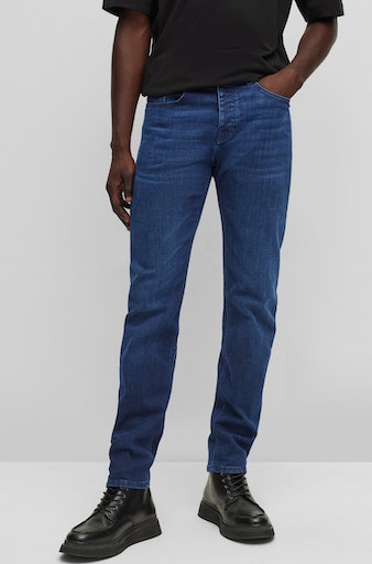 BOSS ORANGE Regular-fit-Jeans »Taber BC-P-1«, mit Leder-Badge BOSS ORANGE Regular-fit-Jeans »Taber BC-P-1«, mit Leder-Badge von BOSS ORANGE
