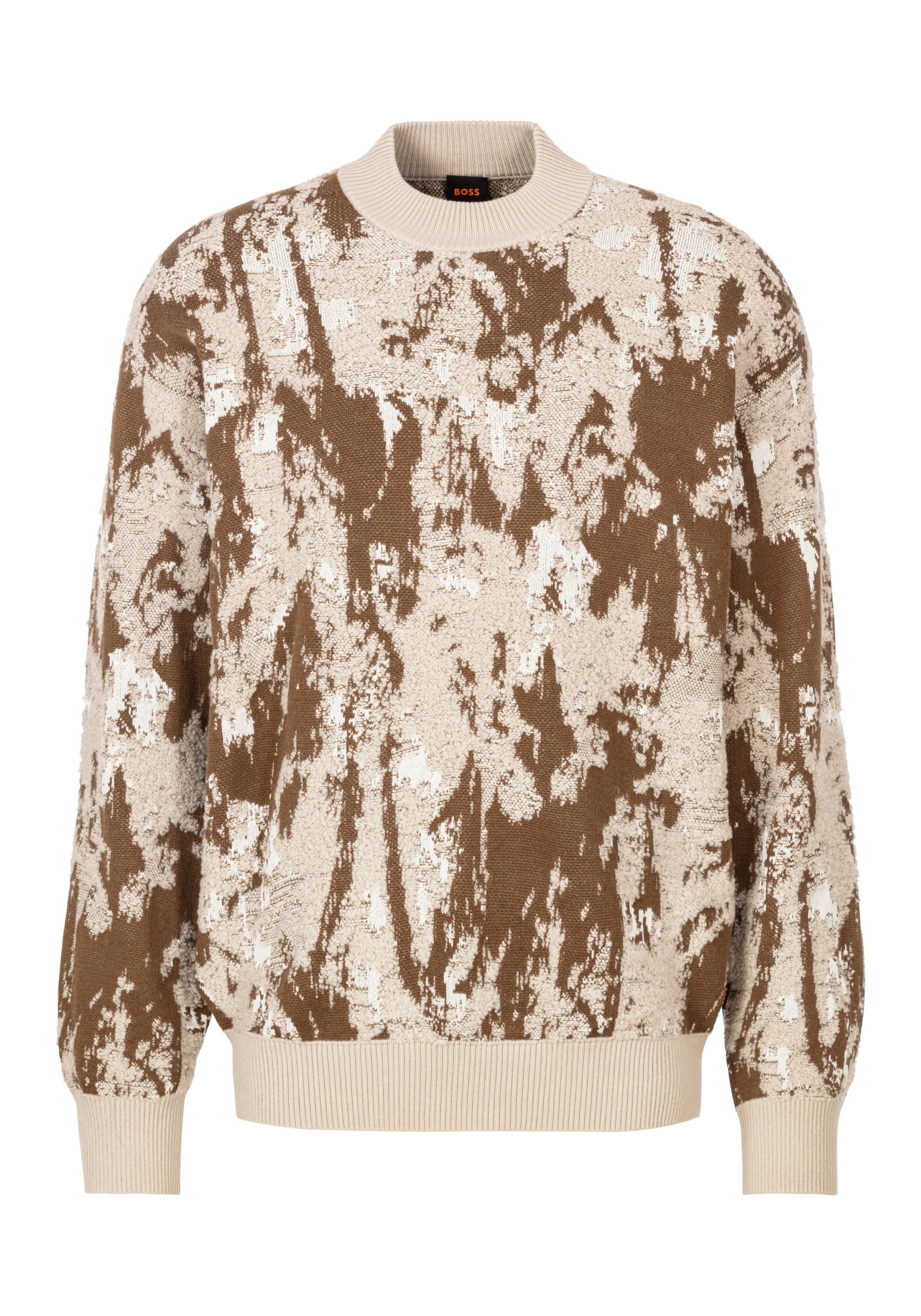 BOSS ORANGE Rundhalspullover, in modischem Muster BOSS ORANGE Rundhalspullover, in modischem Muster von BOSS ORANGE