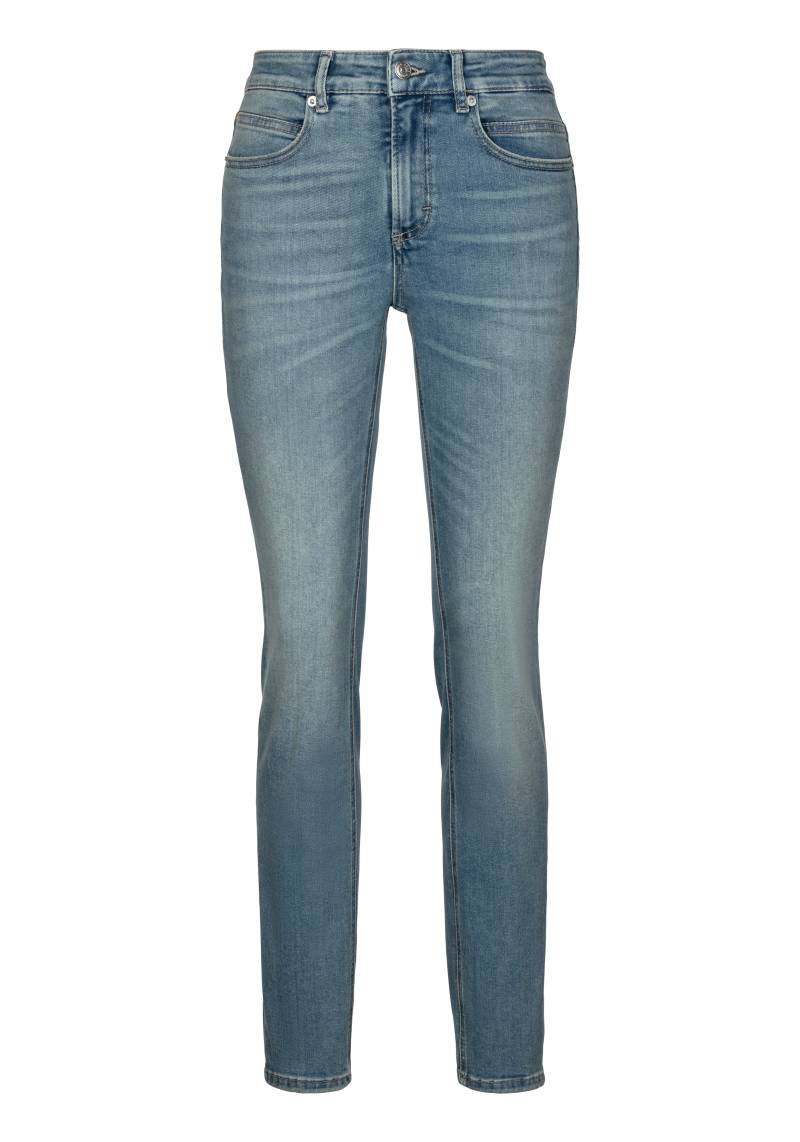 BOSS ORANGE Skinny-fit-Jeans »Jackie Mid Rise Mid Waist, mittlere Leibhöhe Premium Denim Jeans«, (BOSS ORANGE DENIM), im Vintage Look, BOSS Logo von BOSS ORANGE