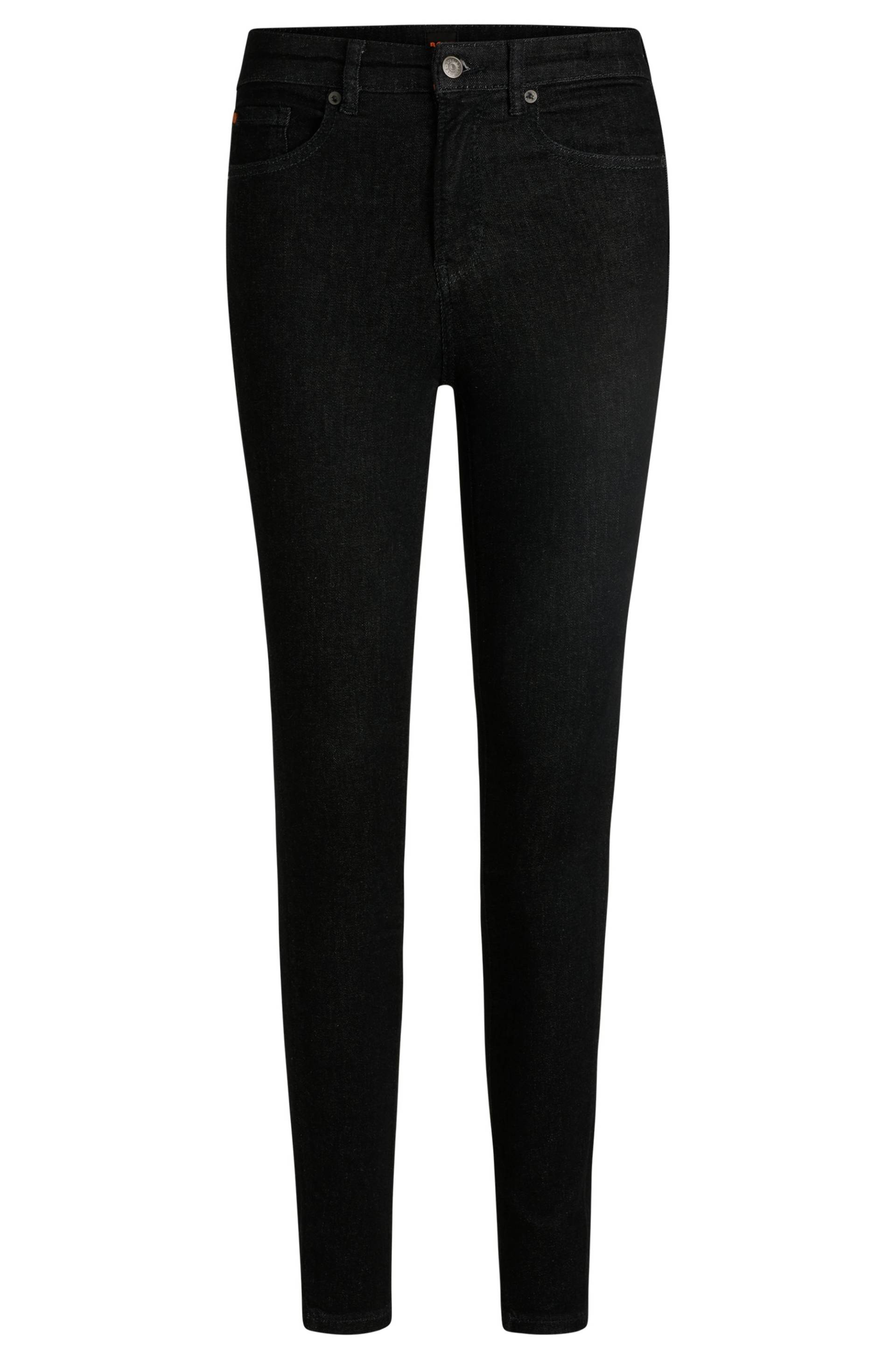 BOSS ORANGE Slim-fit-Jeans »Maye High Rise Slim Premium Damenmode«, mit BOSS Leder-Badge BOSS ORANGE Slim-fit-Jeans »Maye High Rise Slim Premium Damenmode«, mit BOSS Leder-Badge von BOSS ORANGE