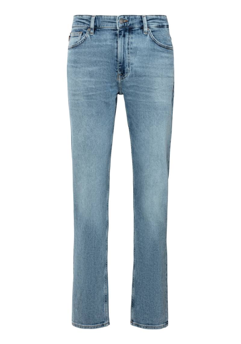 BOSS ORANGE Straight-Jeans »DELAWARE BO«, mit Leder-Badge von BOSS ORANGE