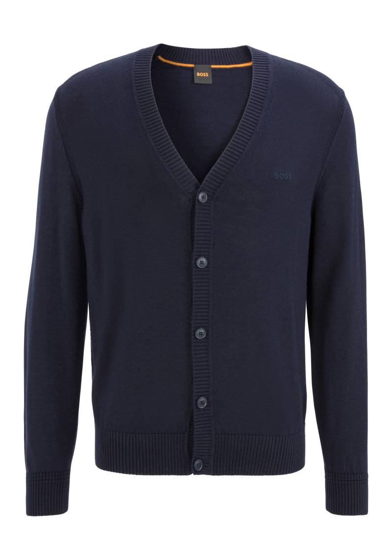 BOSS ORANGE Strickjacke »Avac_CD«, mit tiefem V-Ausschnitt von BOSS ORANGE