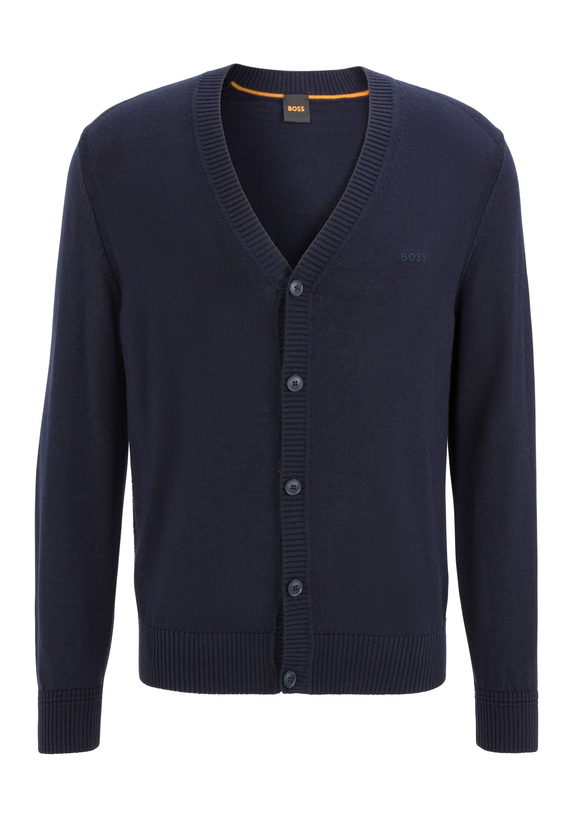 BOSS ORANGE Strickjacke »Avac_CD«, mit tiefem V-Ausschnitt von BOSS ORANGE