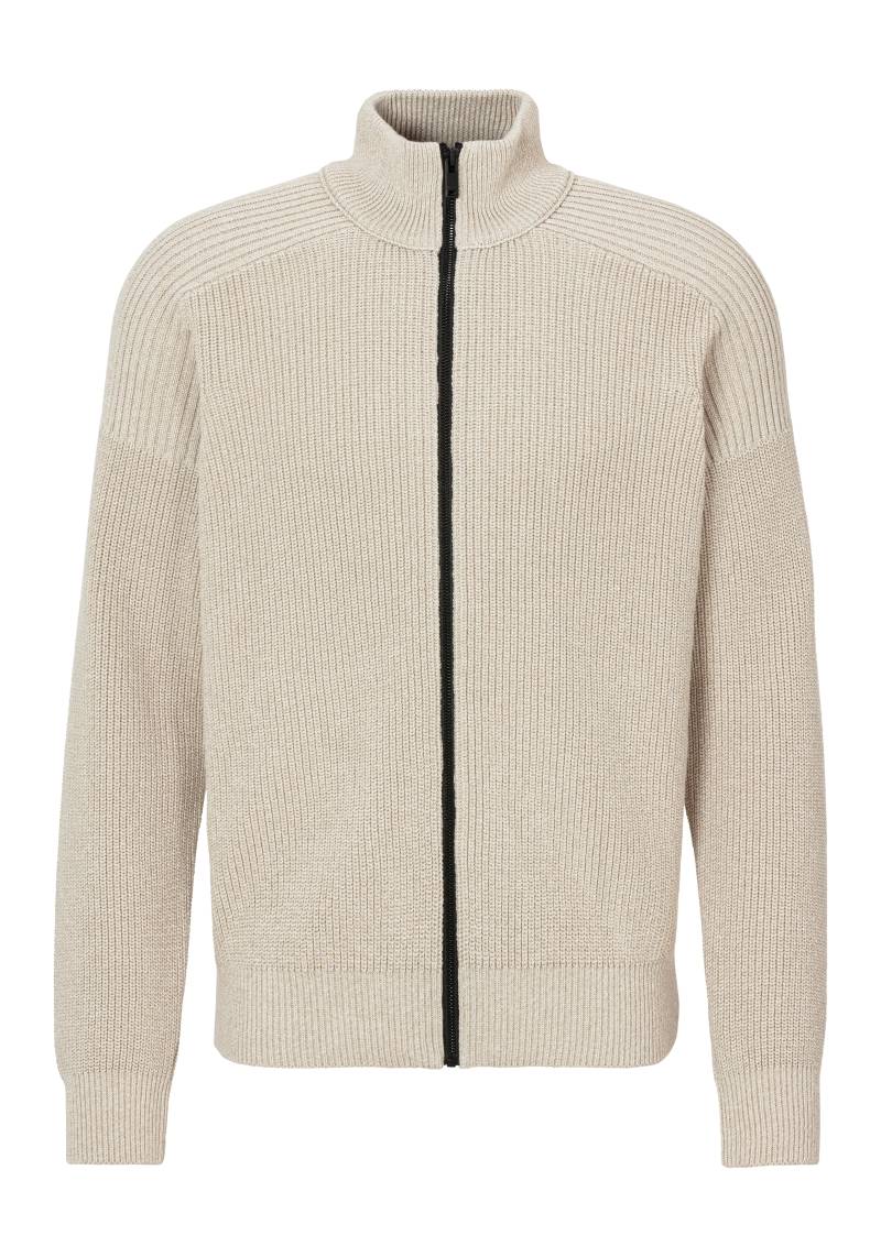 BOSS ORANGE Strickjacke »Kalandrio«, mit kontrastfarbigem Reissverschluss von BOSS ORANGE