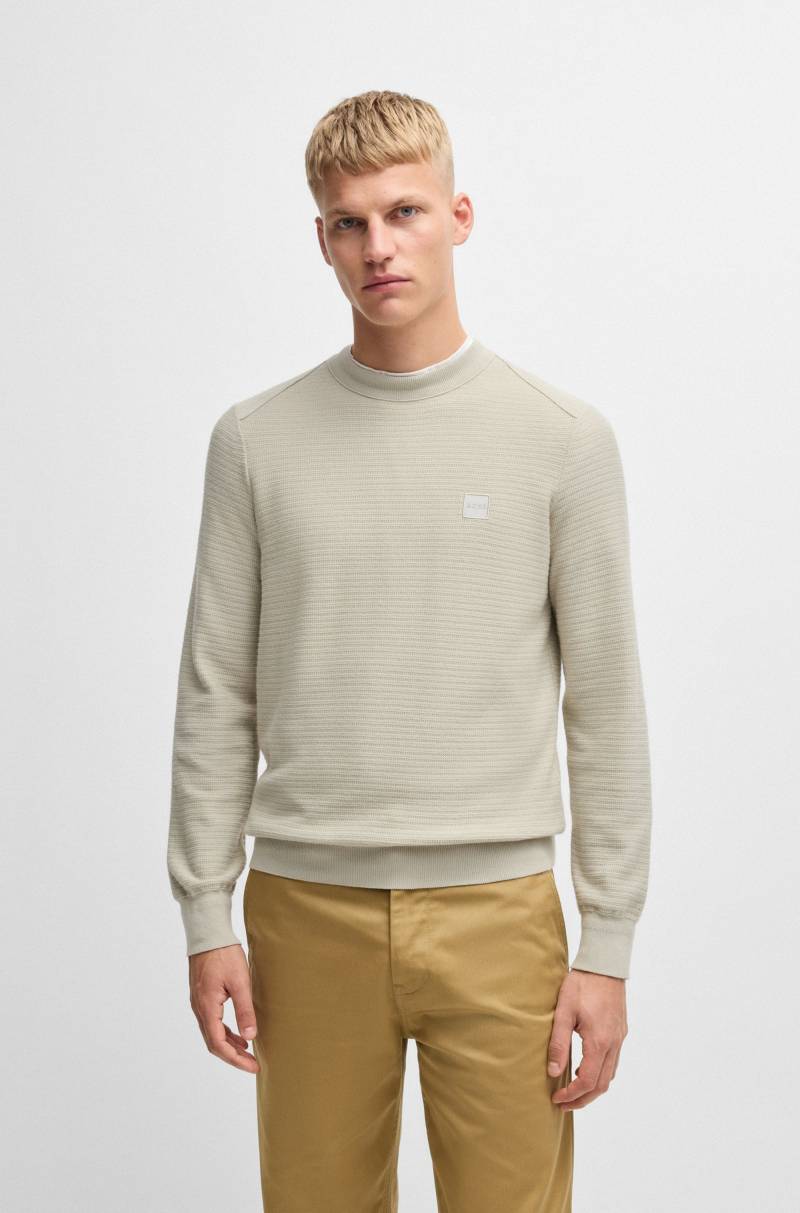BOSS ORANGE Strickpullover »Anion_S«, mit BOSS-Badge von BOSS ORANGE