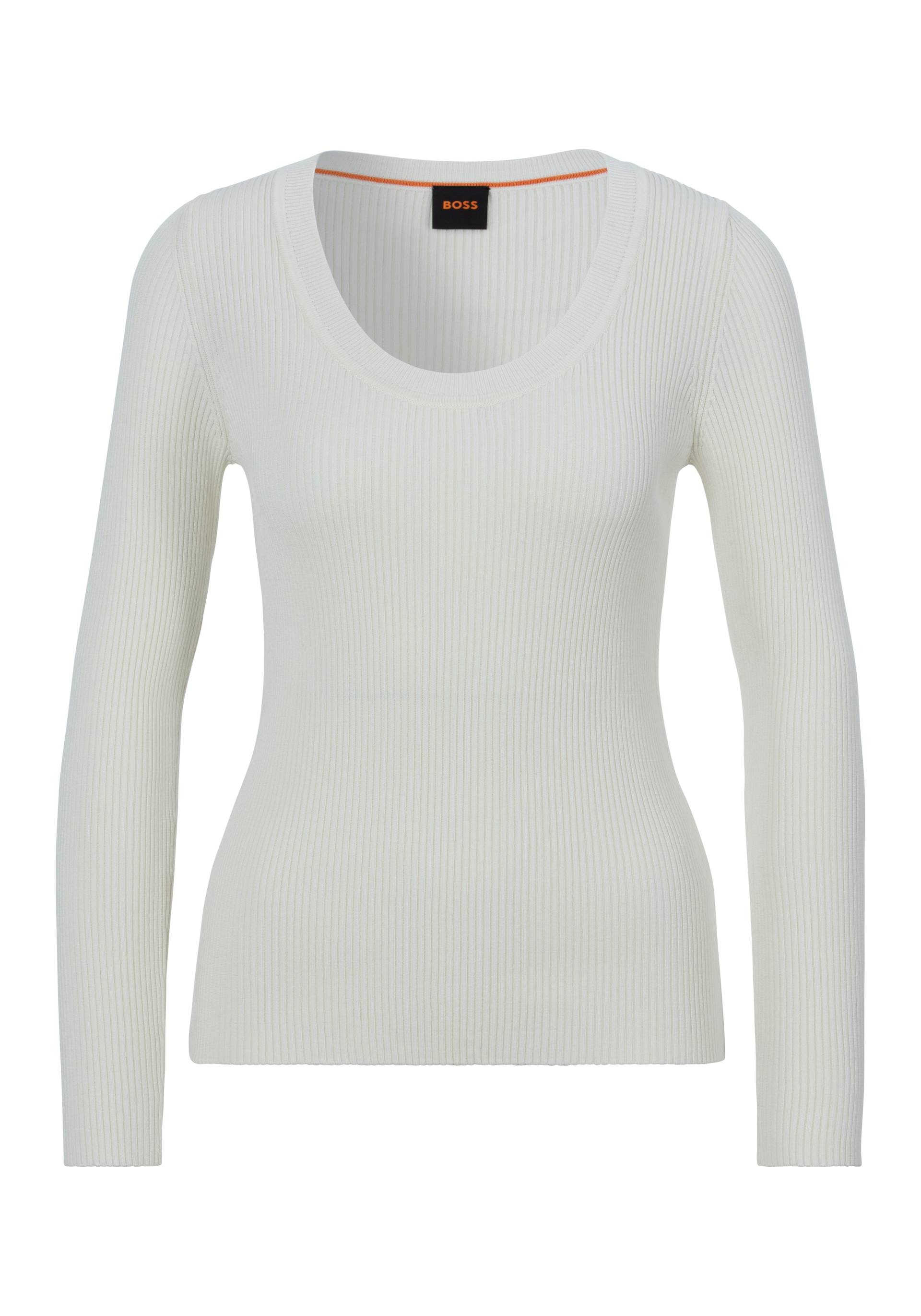 BOSS ORANGE Strickpullover »C_Faradiso«, mit tiefem Ausschnitt BOSS ORANGE Strickpullover »C_Faradiso«, mit tiefem Ausschnitt von BOSS ORANGE