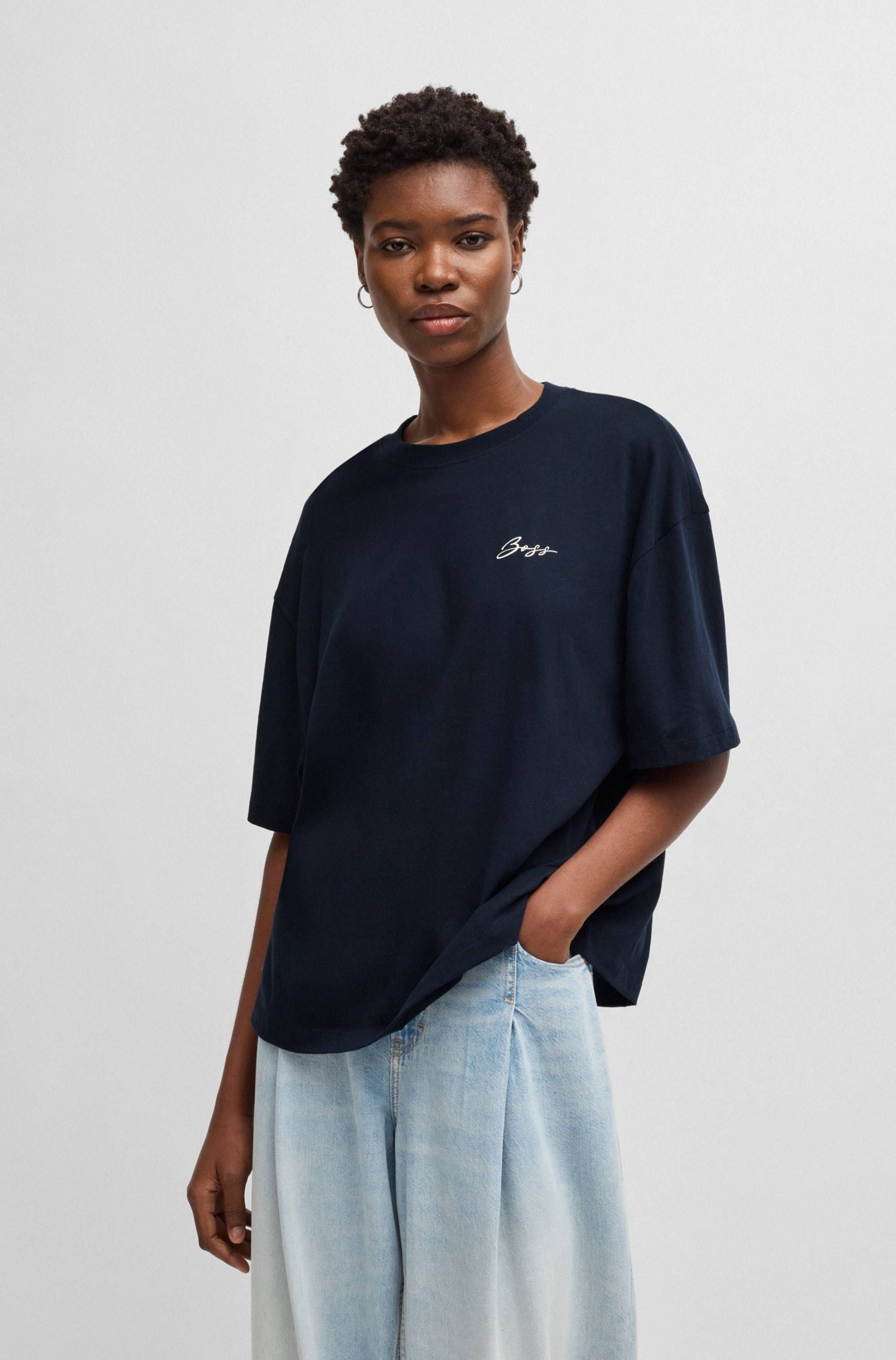 BOSS ORANGE T-Shirt »C_Eboyfriend_4«, mit Graphic Details von BOSS ORANGE