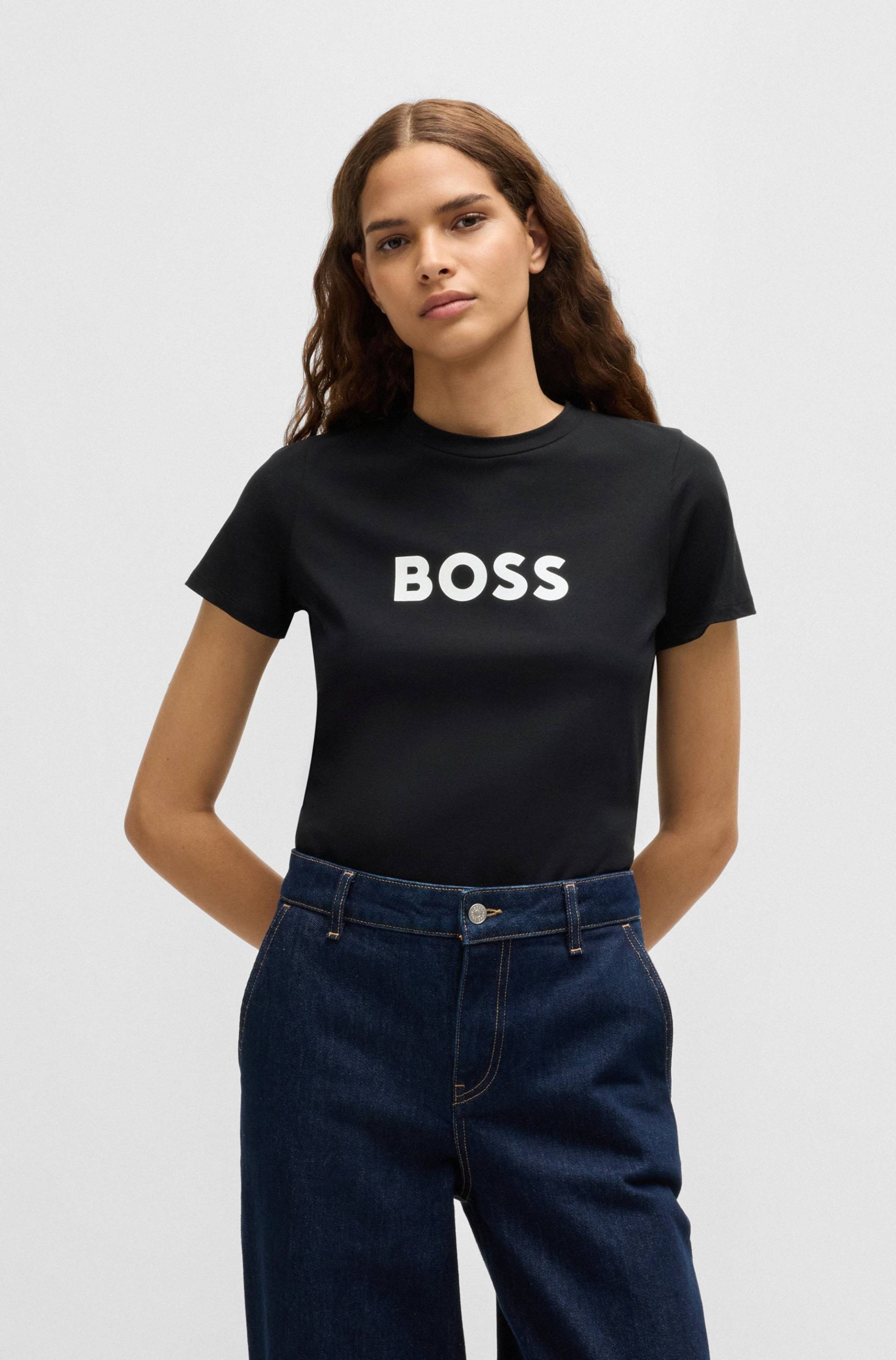 BOSS ORANGE T-Shirt »C_Elogo_5«, mit kontrastfarbenem BOSS-Schriftzug BOSS ORANGE T-Shirt »C_Elogo_5«, mit kontrastfarbenem BOSS-Schriftzug von BOSS ORANGE