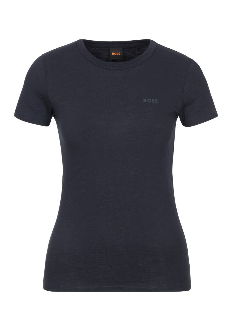 BOSS ORANGE T-Shirt »Esla Premium Damenmode«, mit Rundhalsausschnitt von BOSS ORANGE