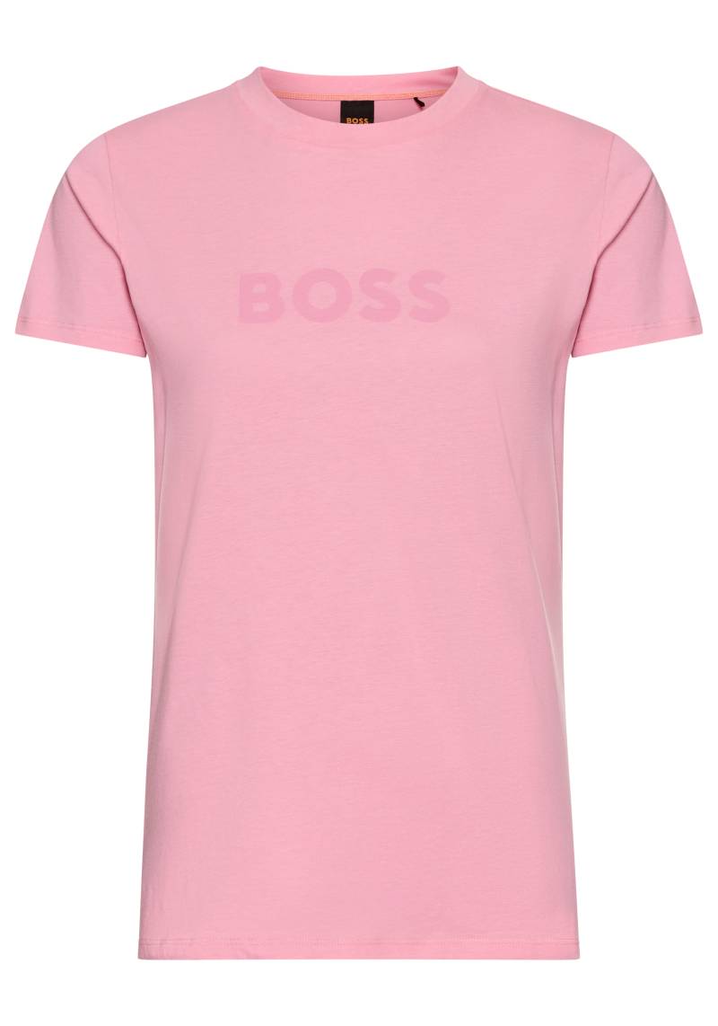 BOSS ORANGE T-Shirt »Elogo Premium Damenmode«, mit BOSS-Schriftzug von BOSS ORANGE