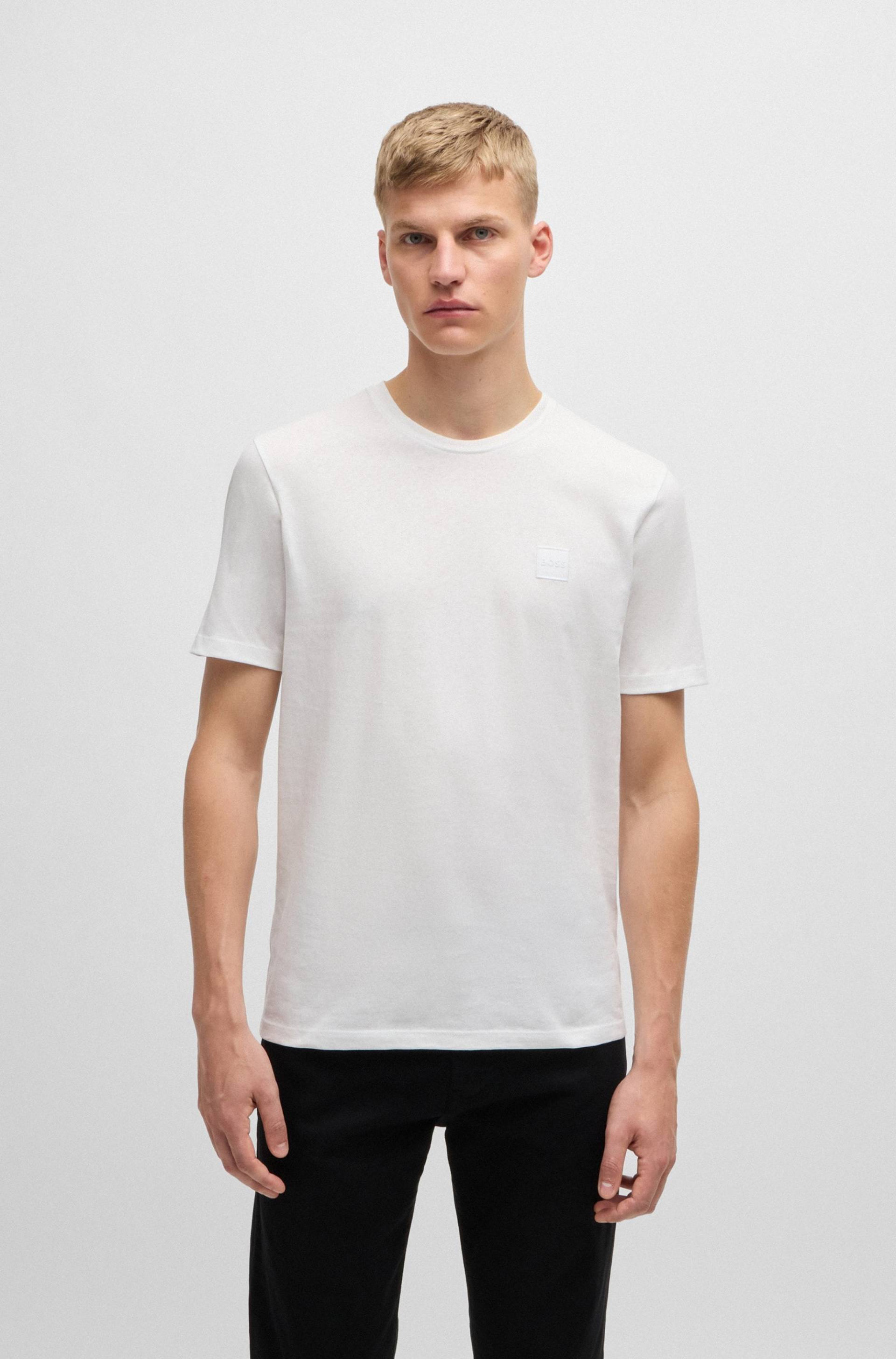 BOSS ORANGE T-Shirt »Tales«, mit BOSS Stickerei auf der Brust BOSS ORANGE T-Shirt »Tales«, mit BOSS Stickerei auf der Brust von BOSS ORANGE