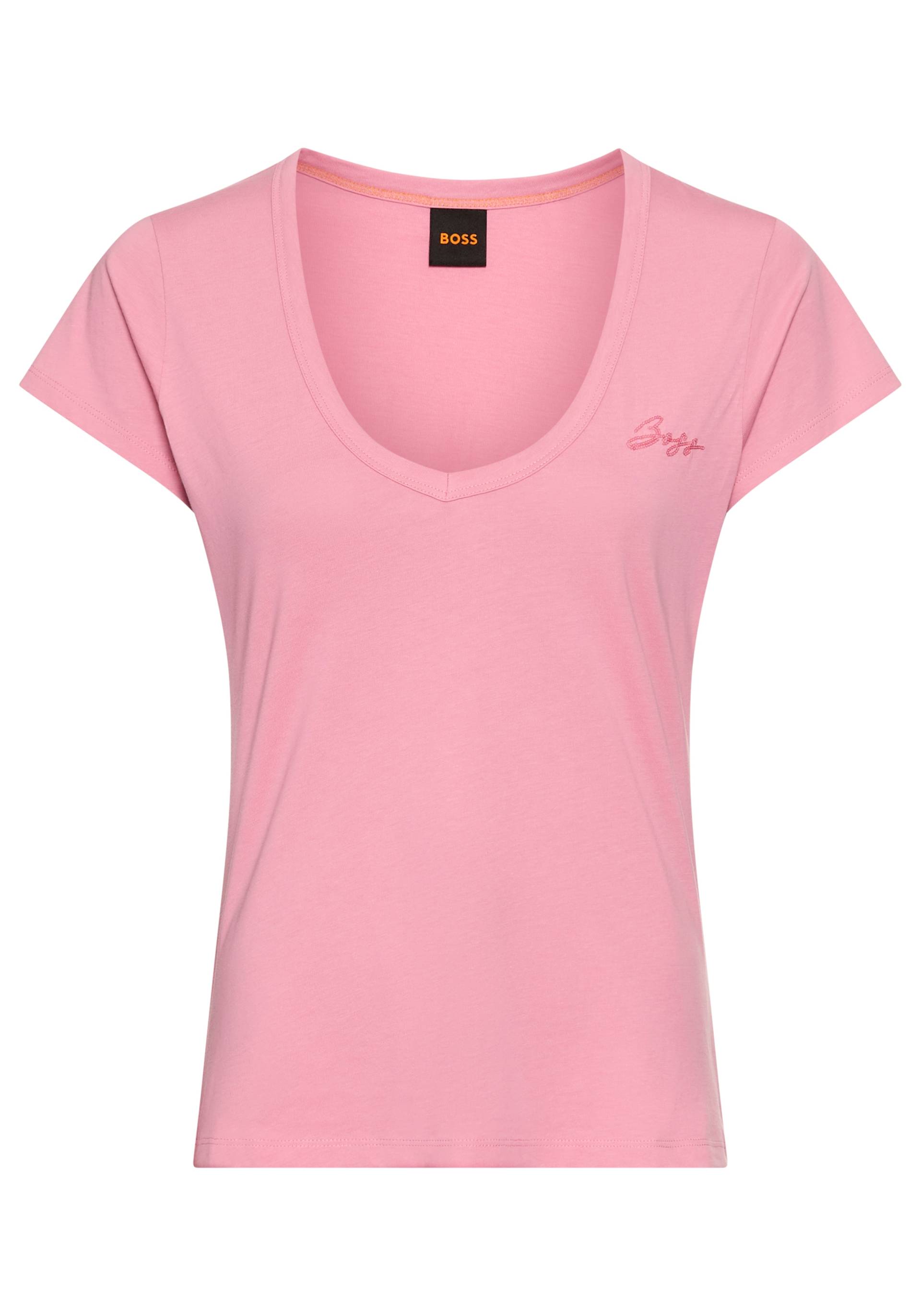 BOSS ORANGE V-Shirt »C_Eslane_4«, mit Logoschriftzug BOSS ORANGE V-Shirt »C_Eslane_4«, mit Logoschriftzug von BOSS ORANGE