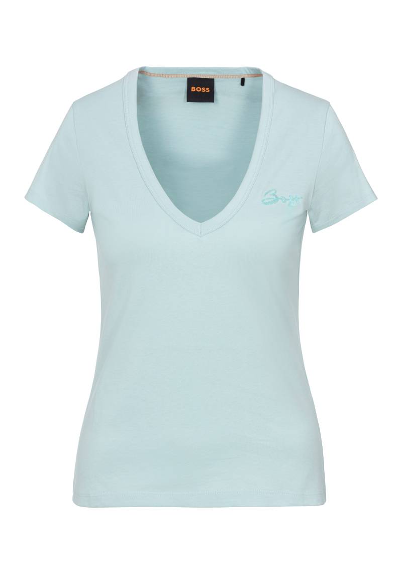BOSS ORANGE V-Shirt »C_Eslane_4«, mit Logoschriftzug von BOSS ORANGE