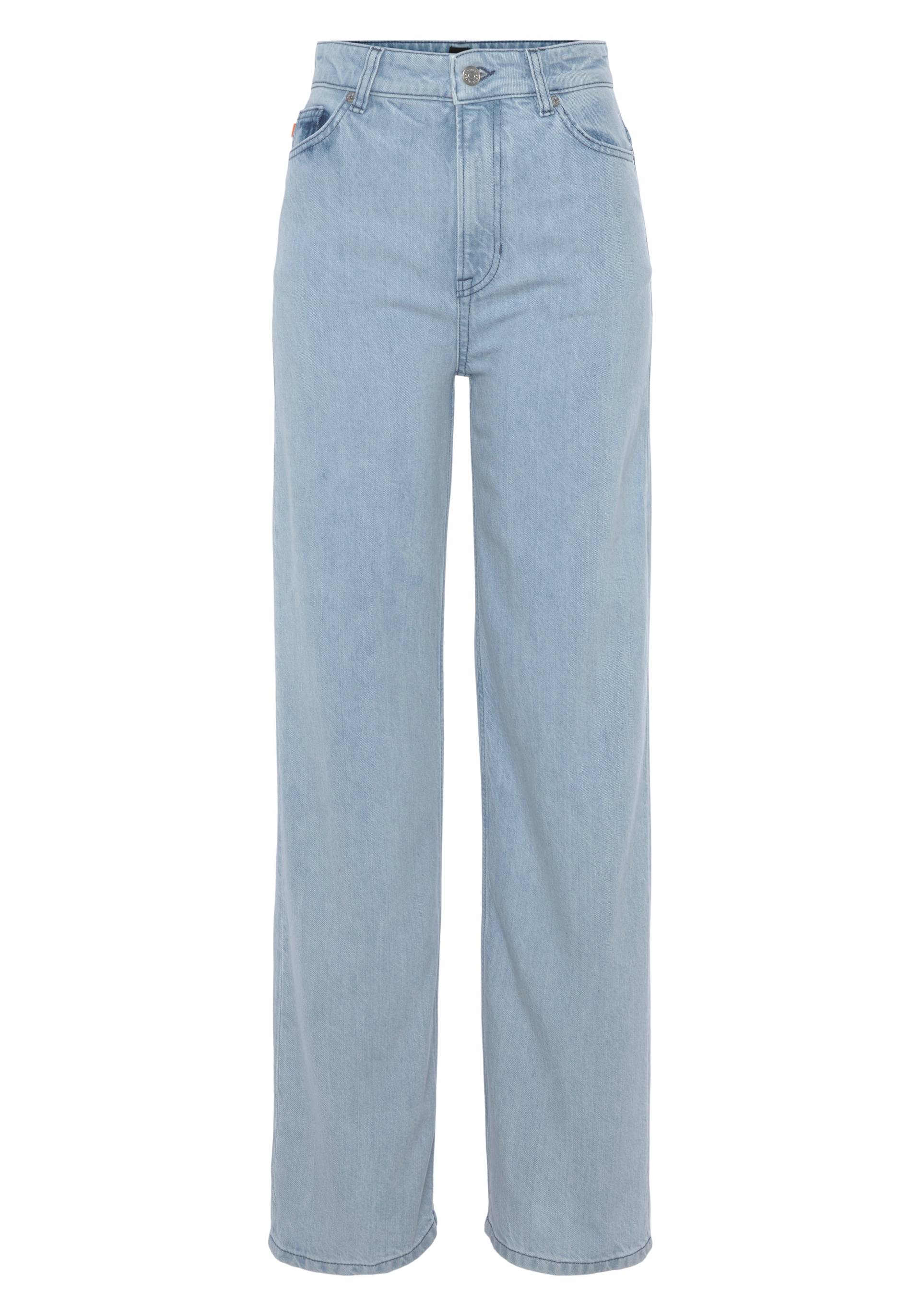 BOSS ORANGE Weite Jeans »Marlene High Rise Hochbund High Waist Premium Denim Jeans«, im 5-Pocket-Style von BOSS ORANGE