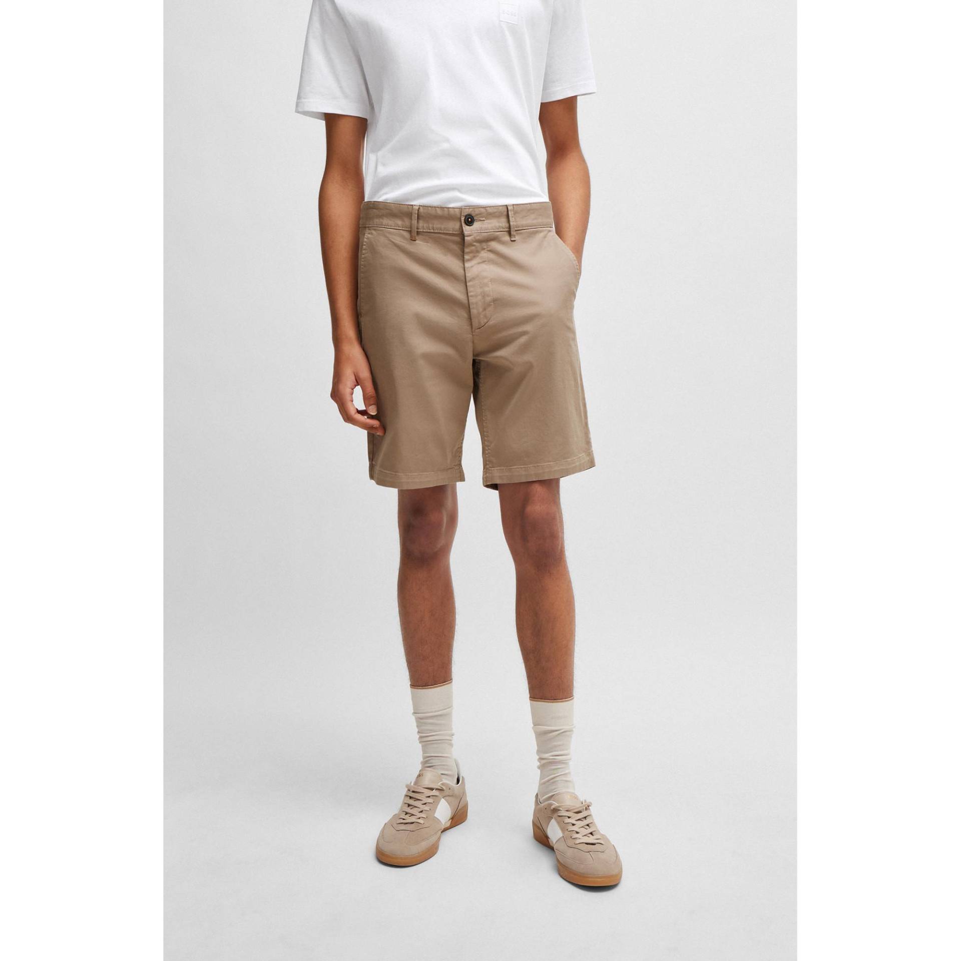 Chino-shorts Herren Braun 30 von BOSS ORANGE