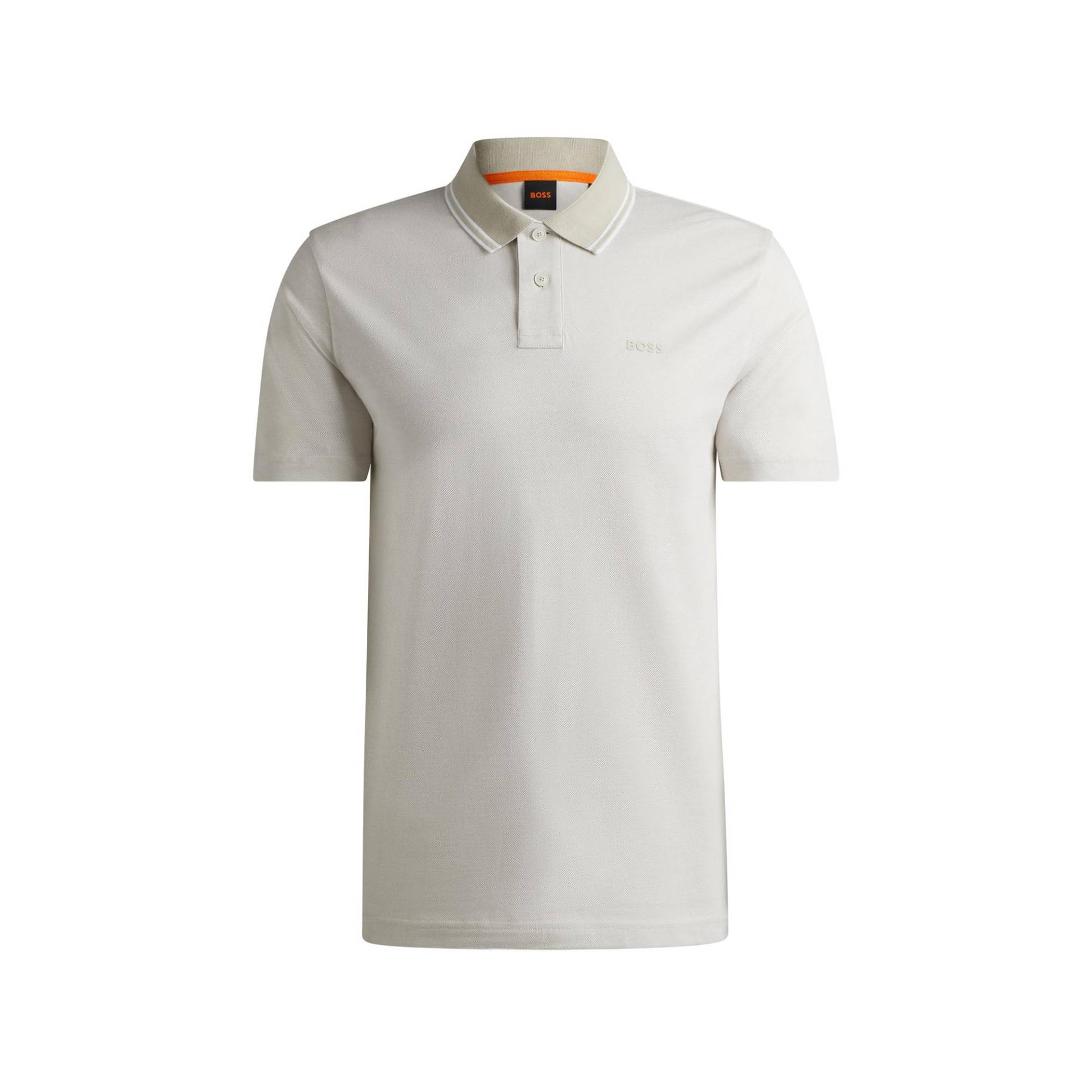 Poloshirt, Kurzarm Herren Beige XL von BOSS ORANGE