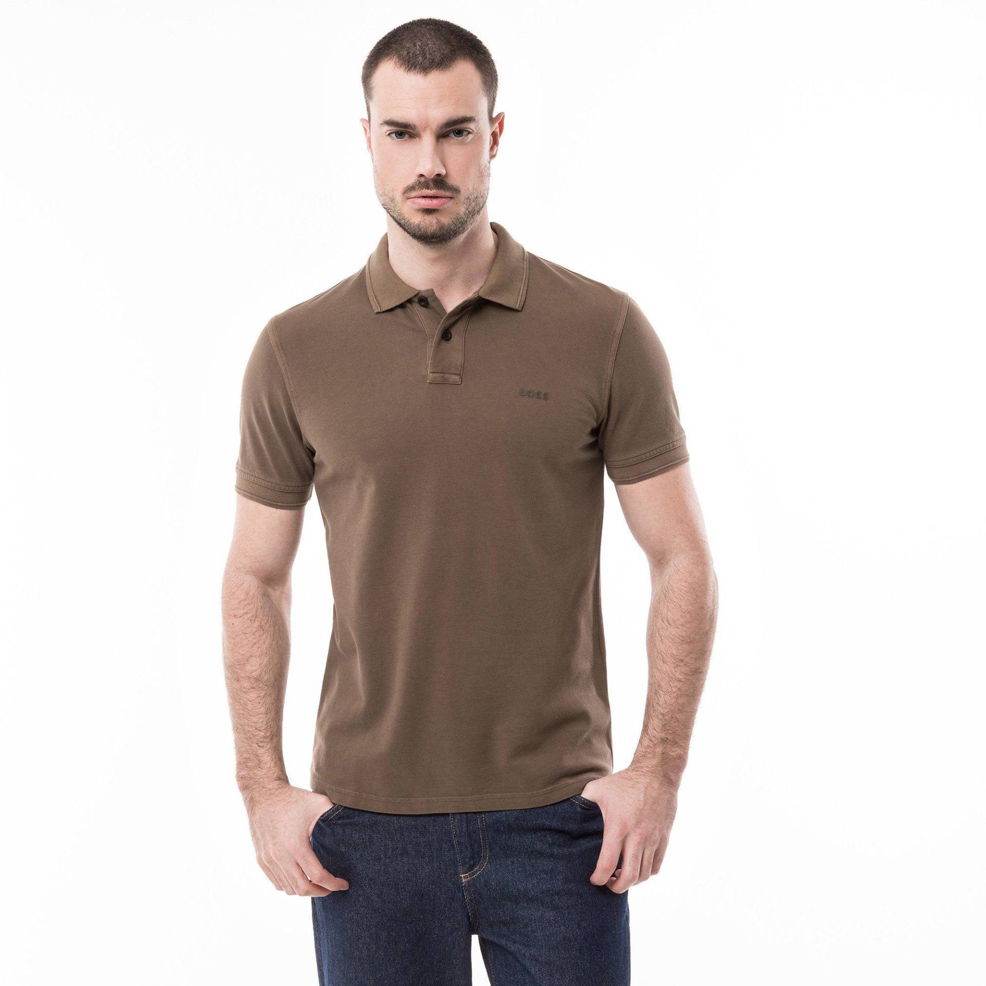 Poloshirt, Kurzarm Herren Grün XL von BOSS ORANGE