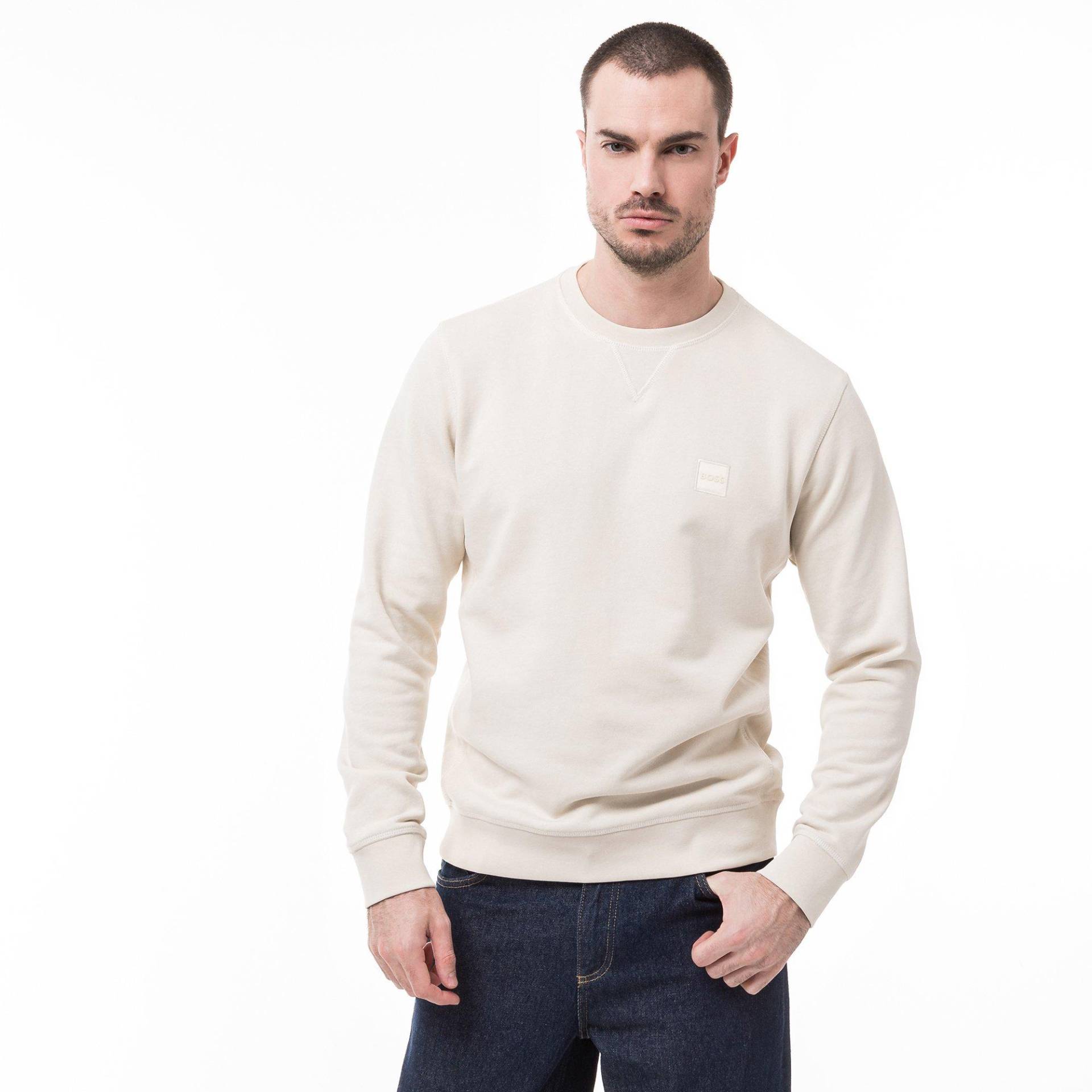 Sweatshirt Herren Beige S von BOSS ORANGE